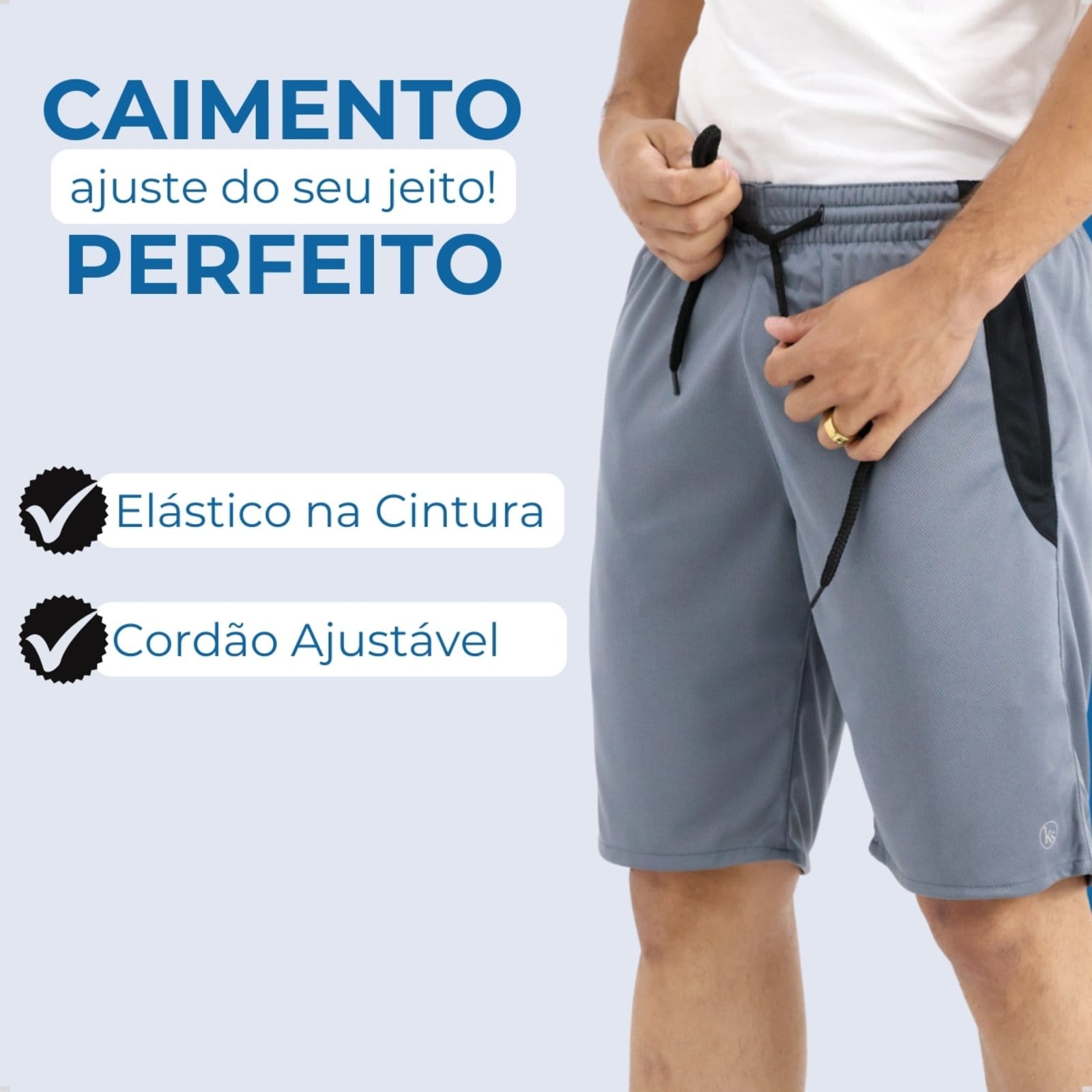 Bermuda Masculina Esporte Dry Fit Short Treino Academia Cross