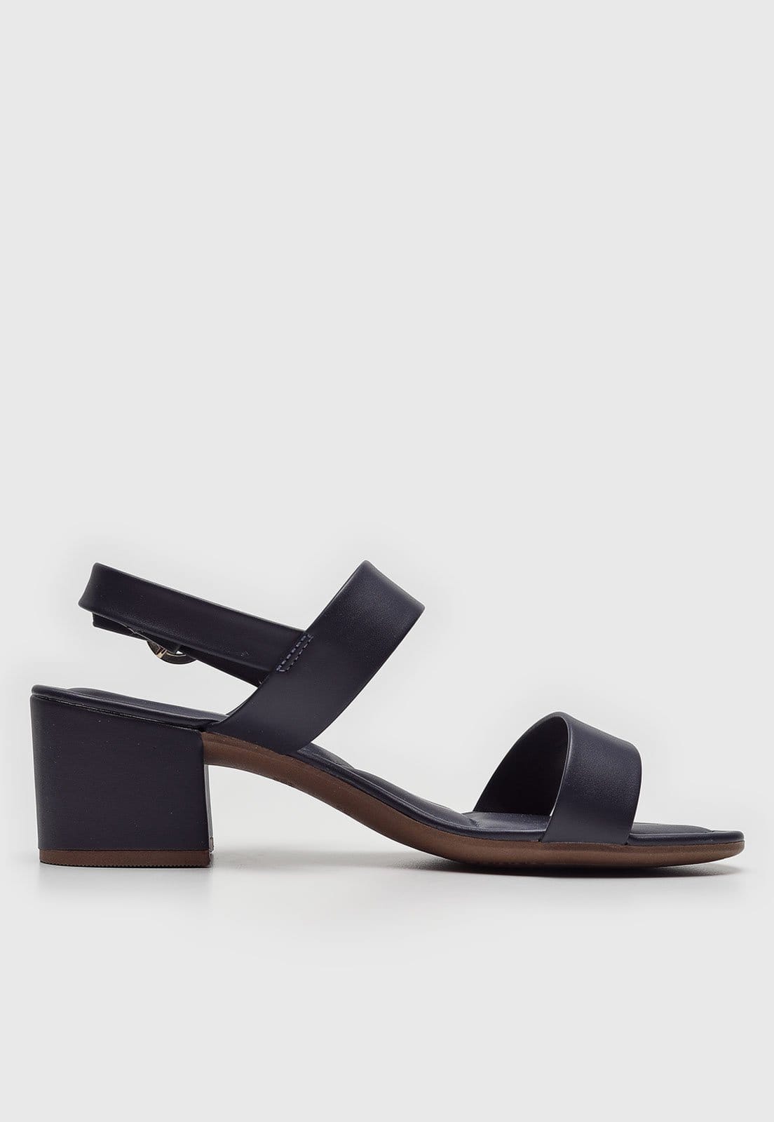 Vista 2 Sandália Via Uno Lisa Azul-Marinho VIA UNO azul marinho