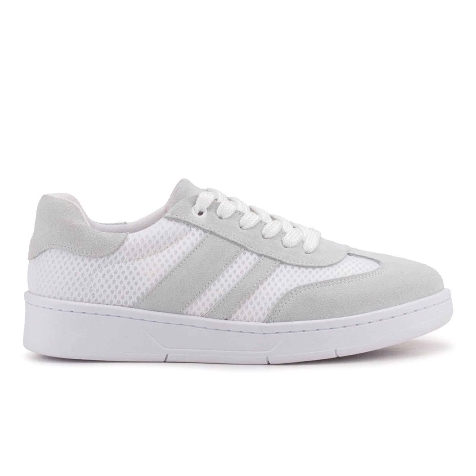 Tênis Feminino Bella Nina Couro Casual Confortável Estilo Moderno Caminhada Macio Leve Gelo