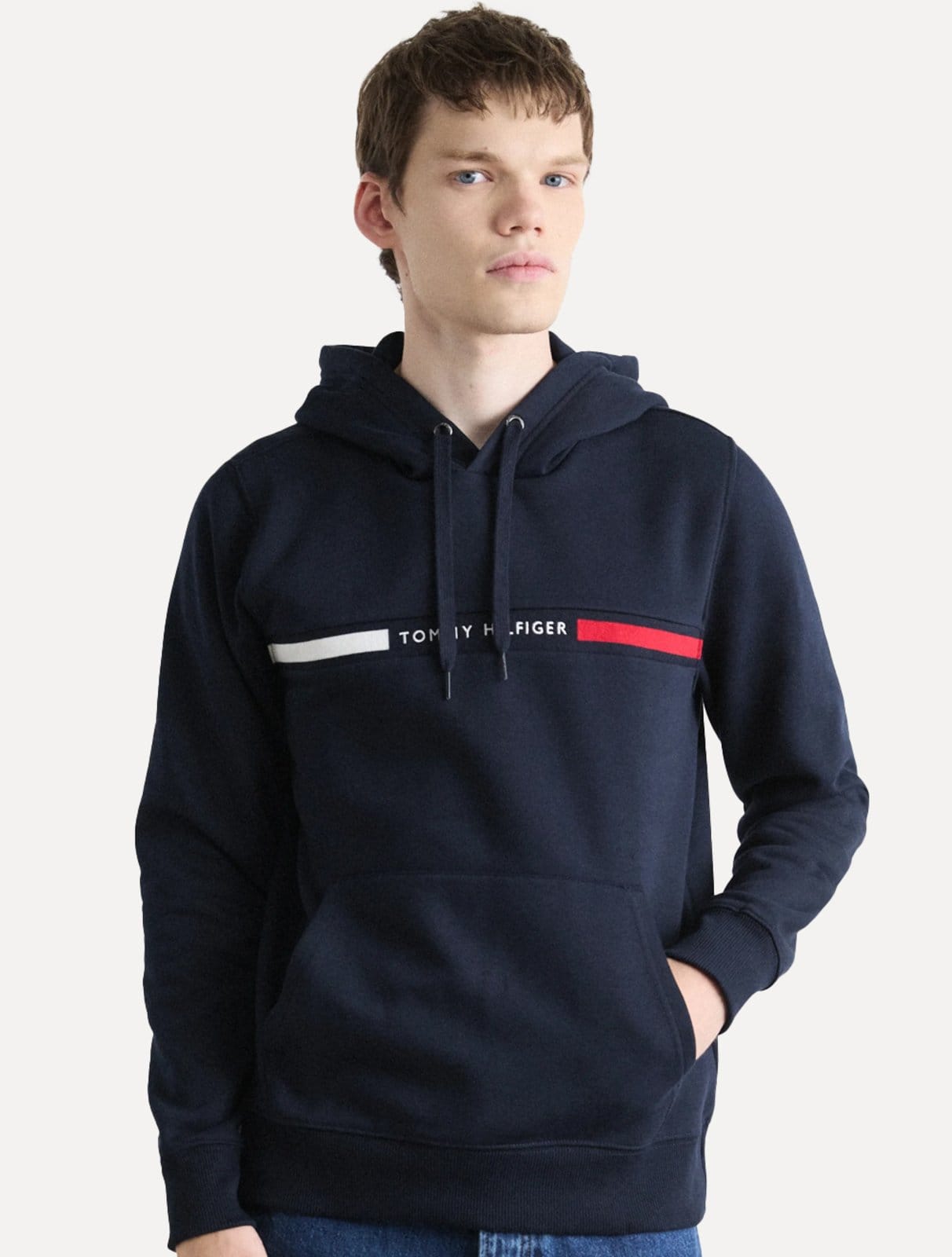 Moletom Tommy Hilfiger Masculino Chest Insert Flag Hoodie