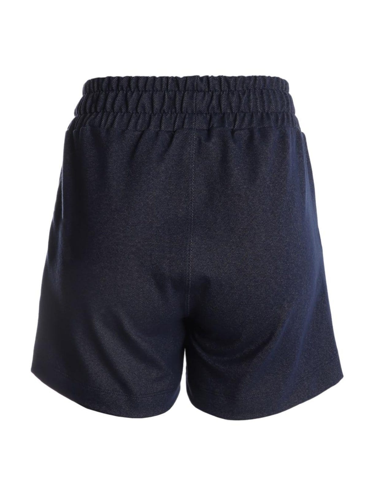 Vista 2 Short Malha Jeans Autentique Feminina MARINHO Autentique azul