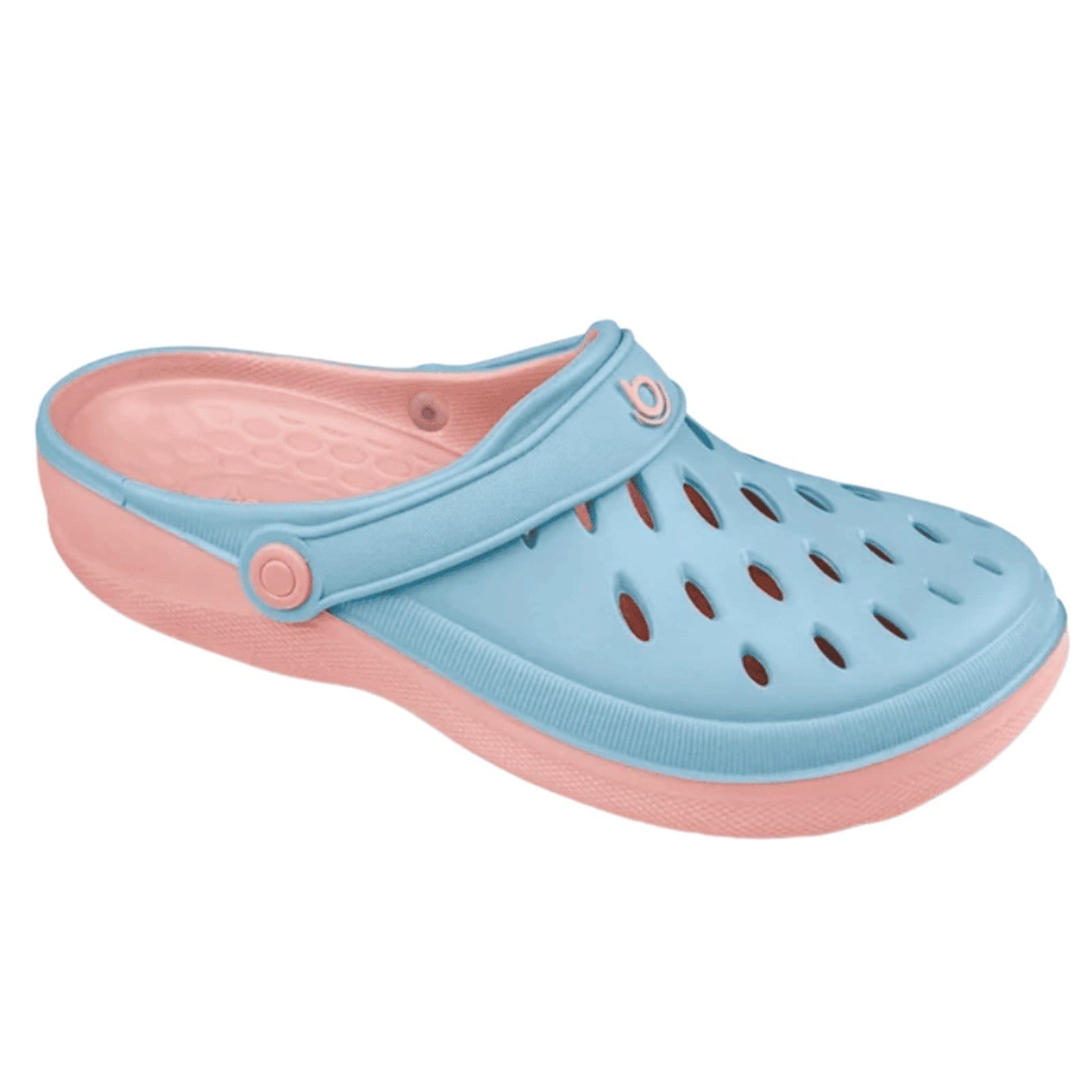 Vista 2 Clog Easy Sky Feminino Boa Onda Boaonda azul