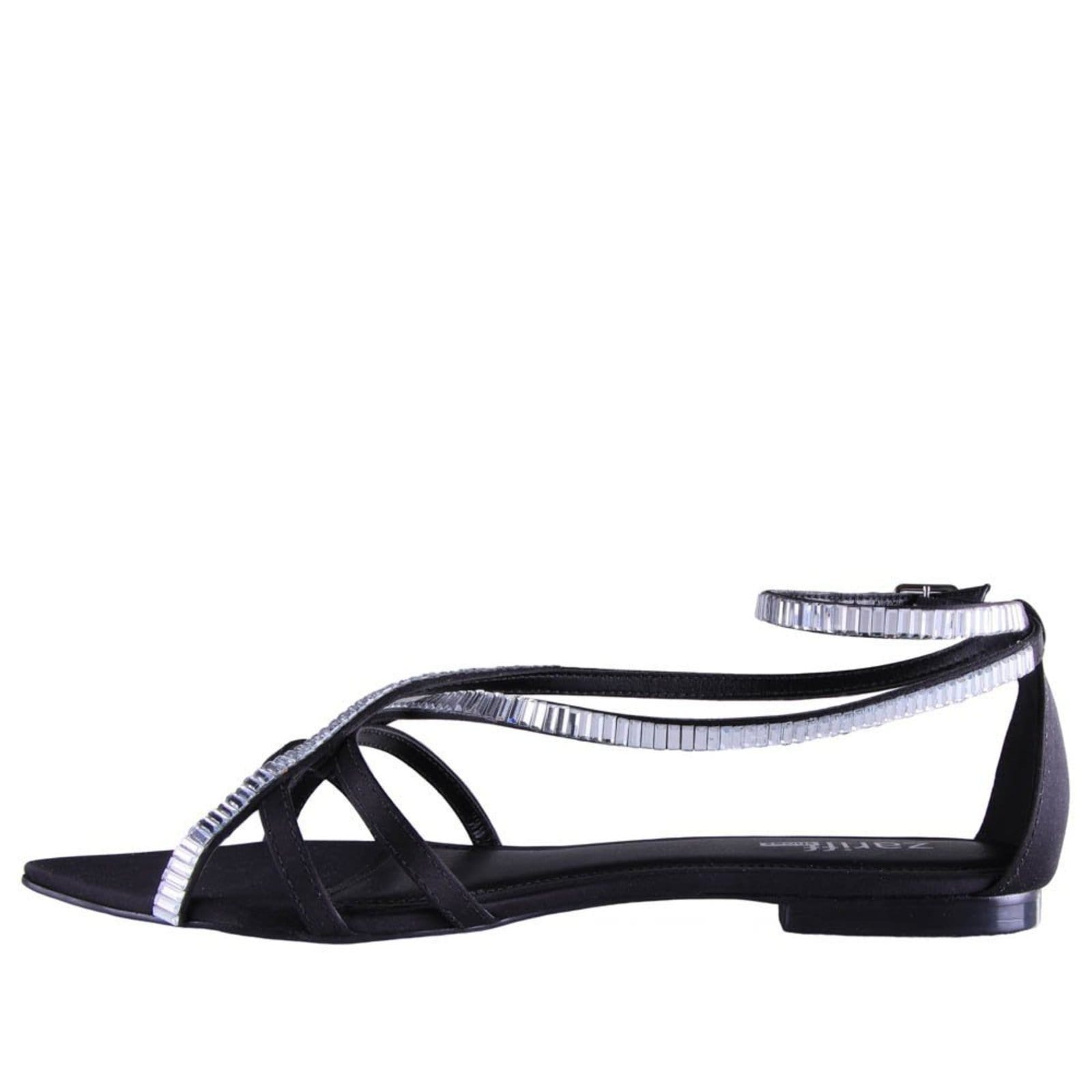 Vista 2 Sandália Rasteira Feminina Zariff 10298.7611 Zariff Zariff preto