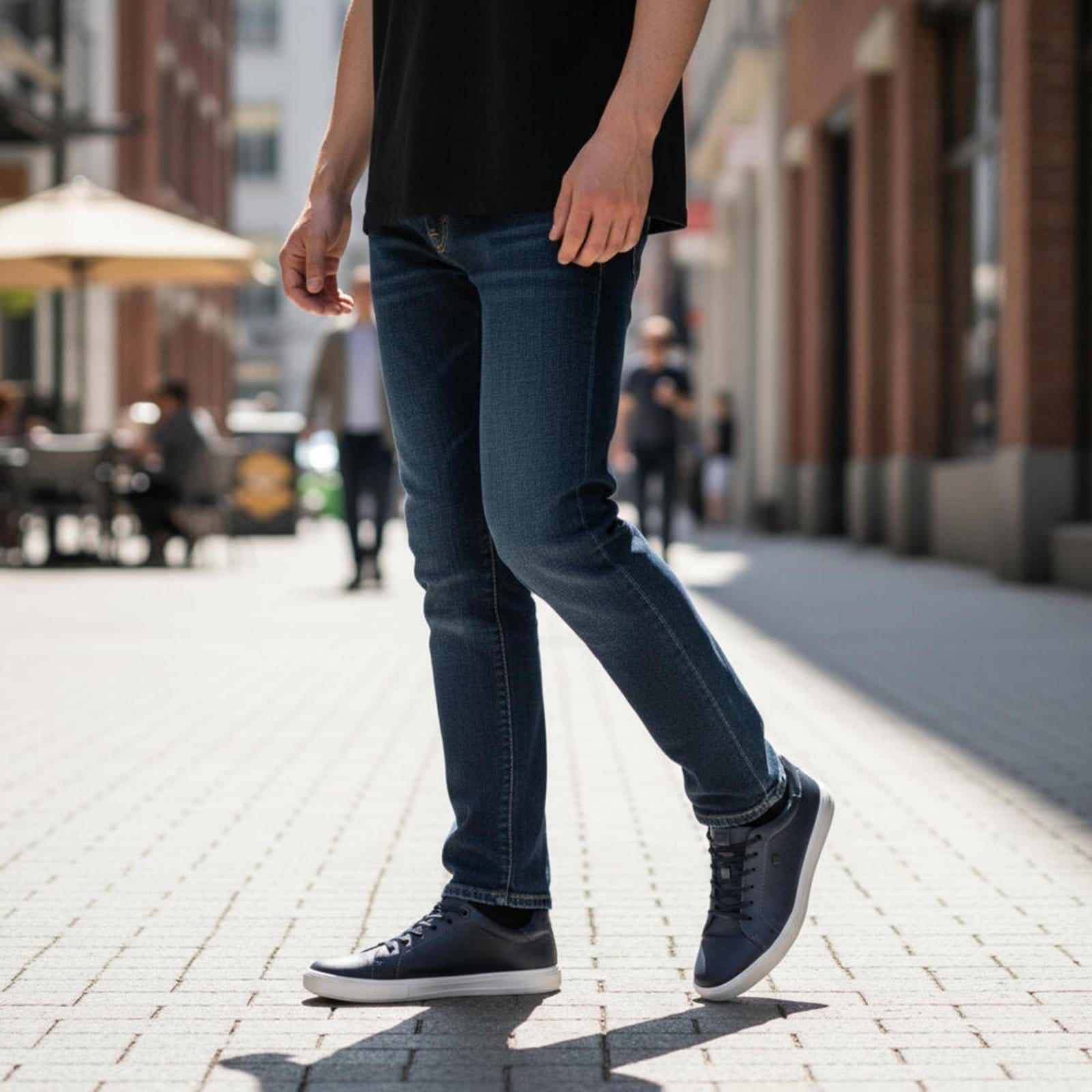 Vista 2 Sapatênis Masculino Pegada 111501 6071501 PEGADA azul marinho