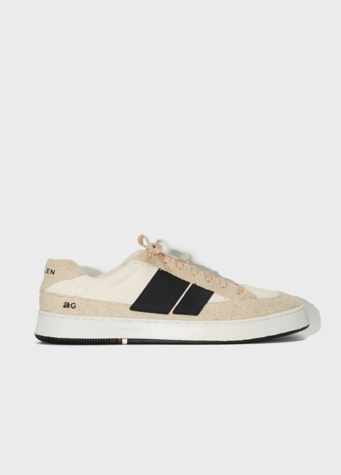 Jute and canvas ag sneaker