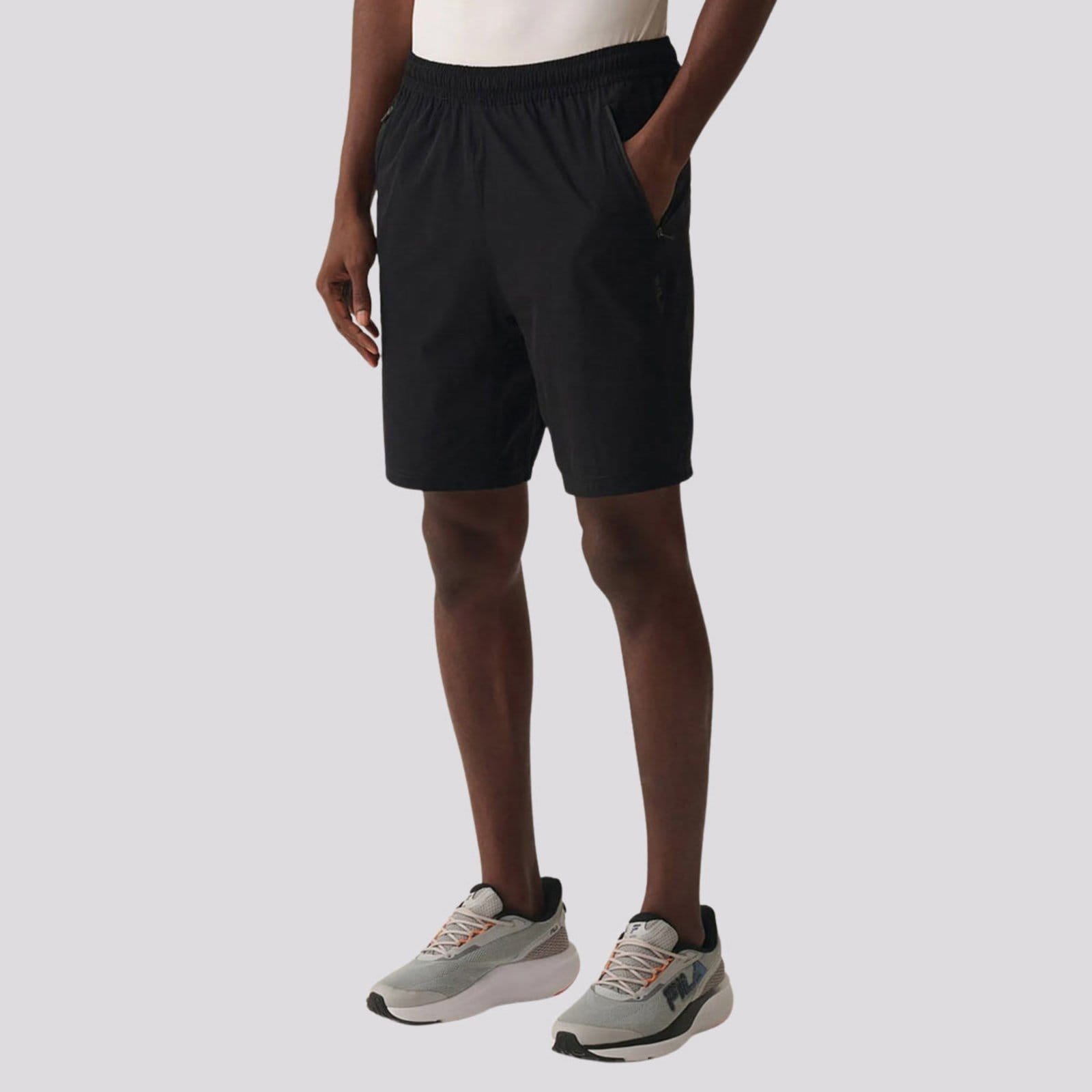 Vista 2 Bermuda Fila Zip IV 9 Preta Fila preto