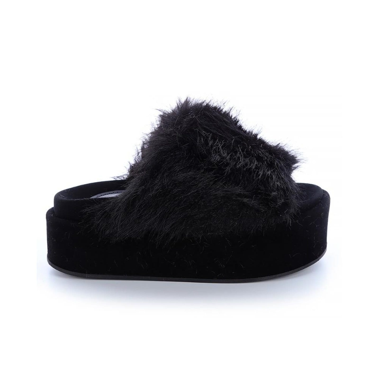 Tamanco Feminino Plataforma de Pelos Claire