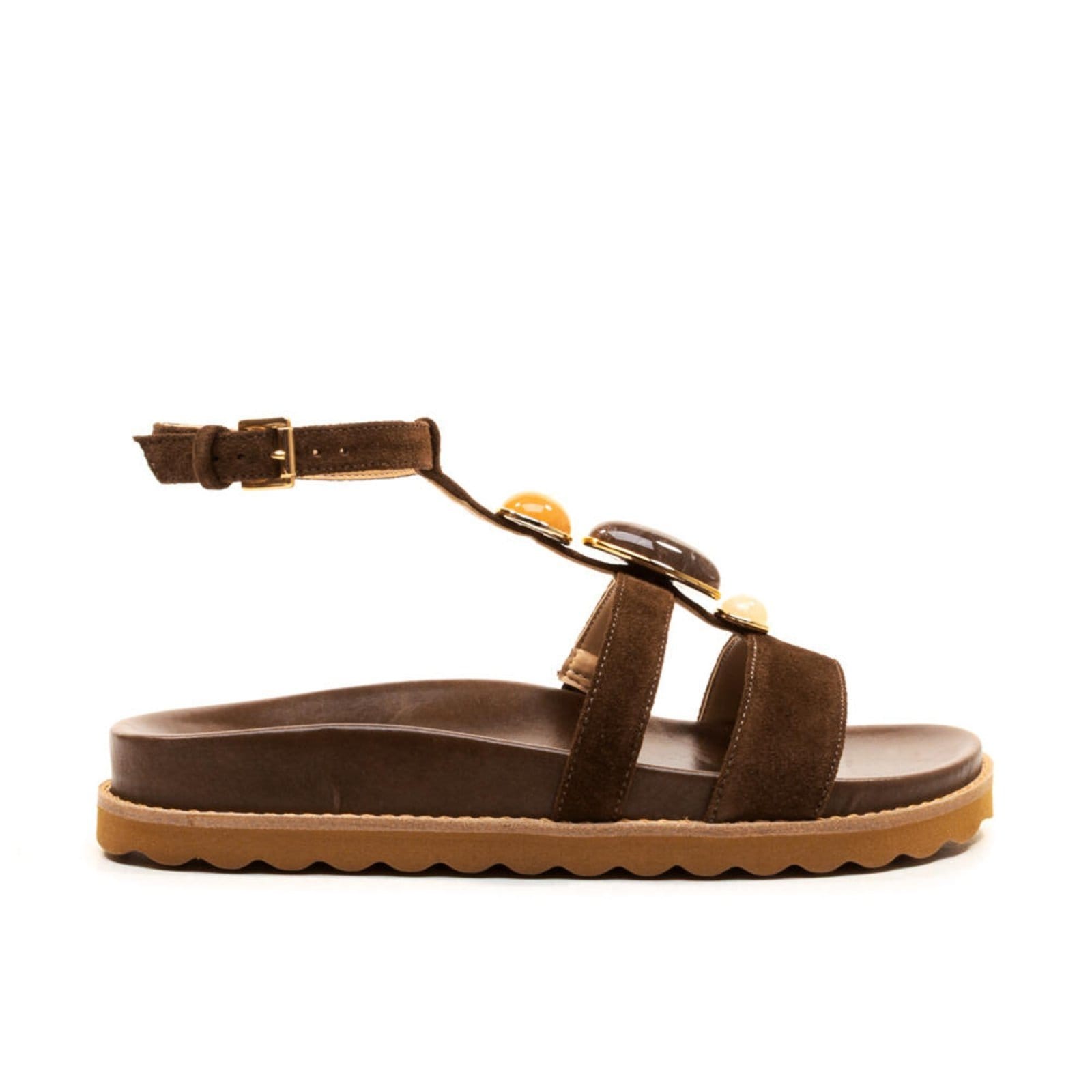 Sandália Papete Couro Cecconello 2753002-1