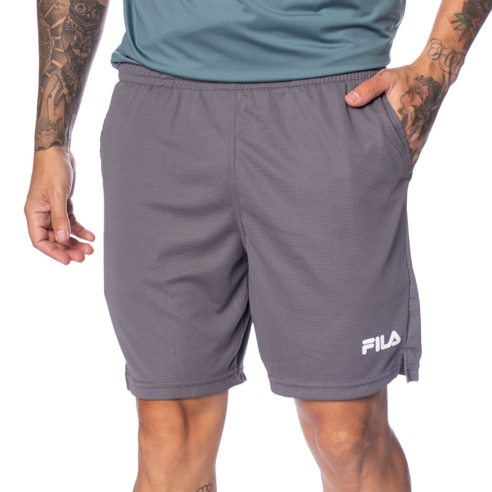 Bermuda Masculina Fila Sport 7.5 Flow branco