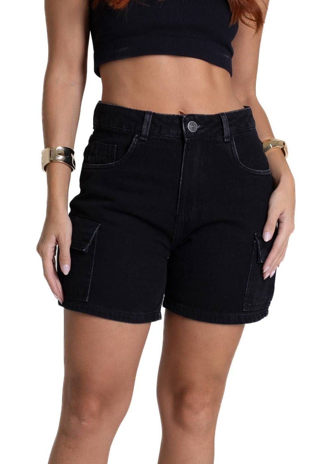 Vista principal Shorts Jeans Sawary - 282193 Sawary preto