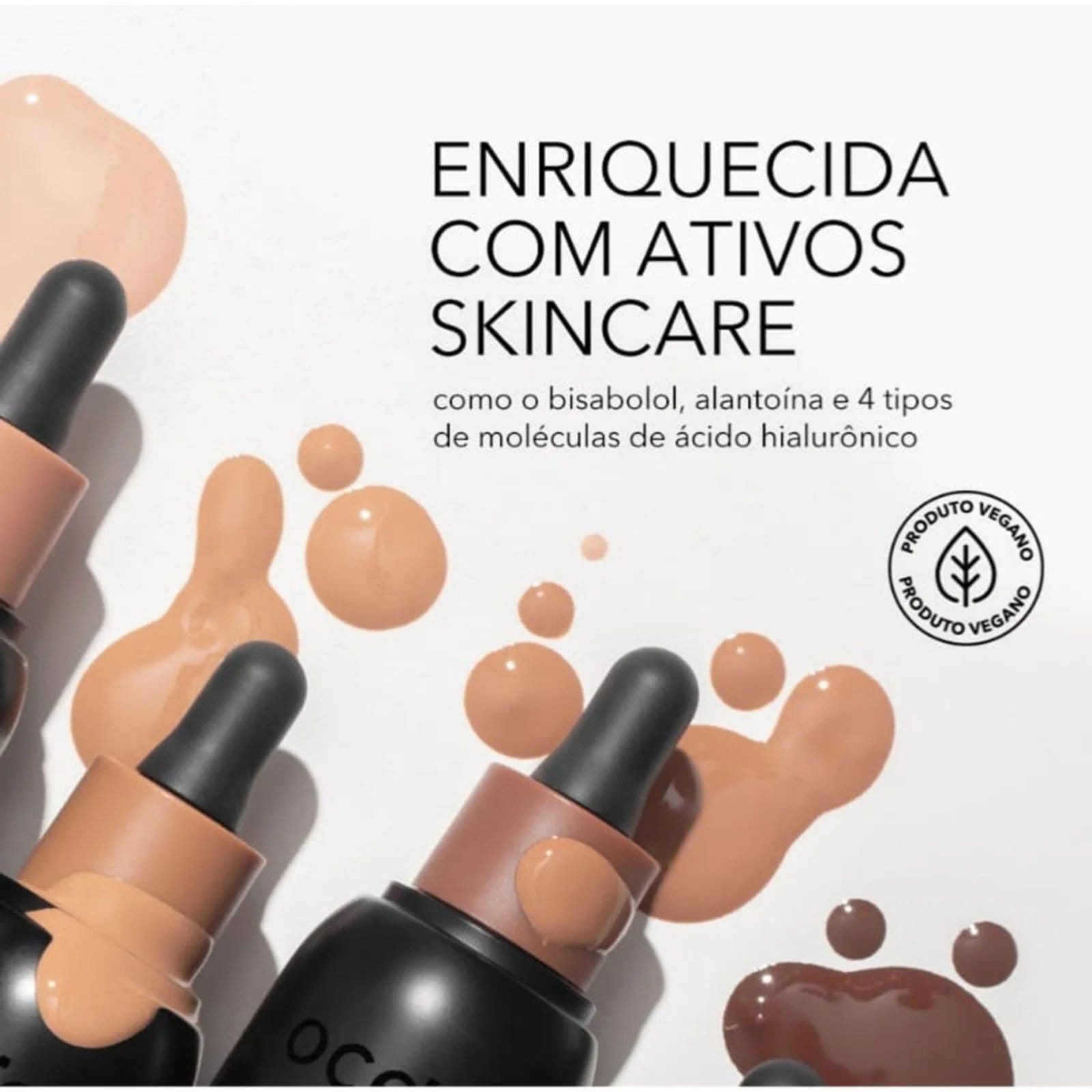Vista 2 Océane Edition Base Fluida Proteção Fps30 - Skin Tint 300m Oceane bege