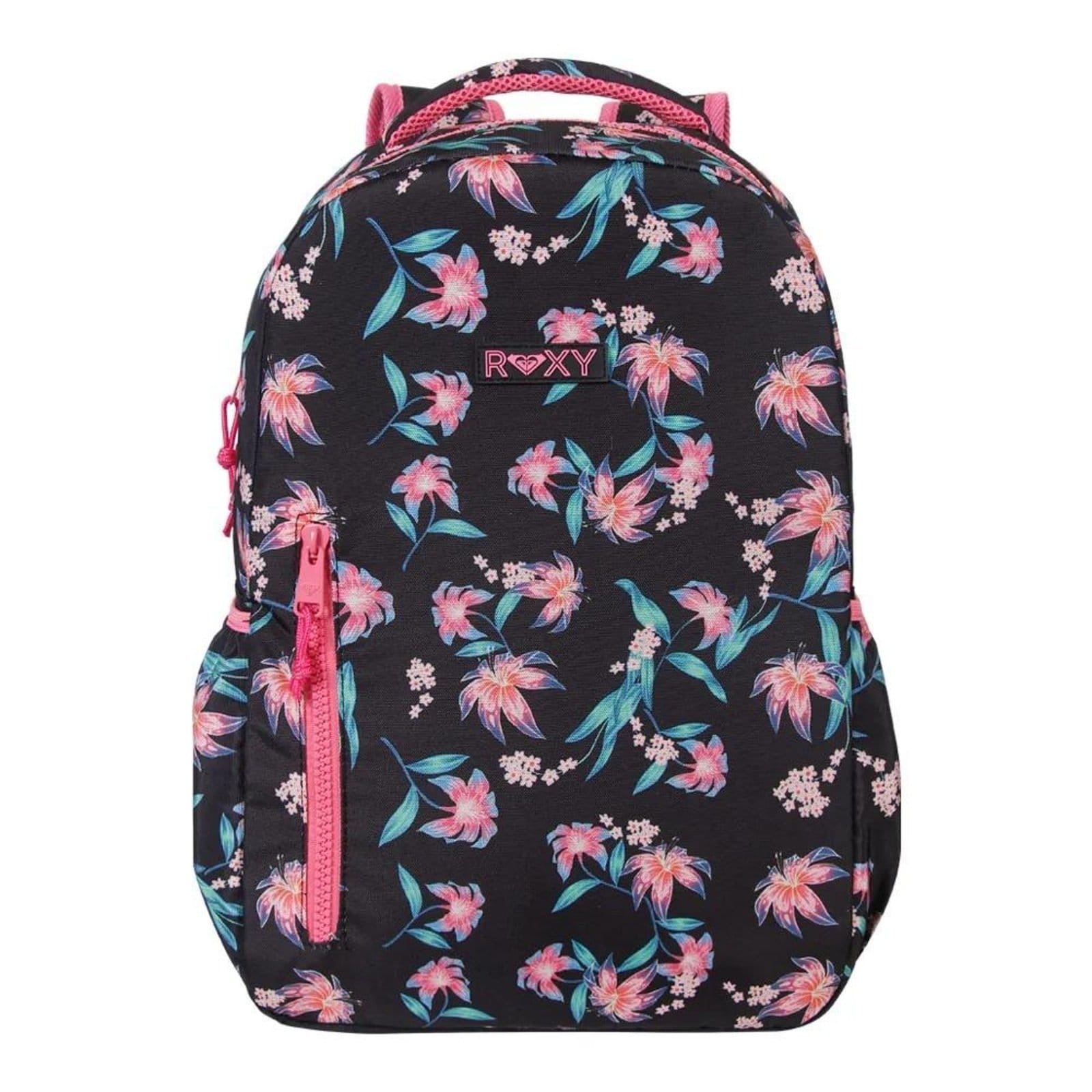 Vista principal Mochila Esportiva Roxy Preto c/ Rosa Roxy preto rosa
