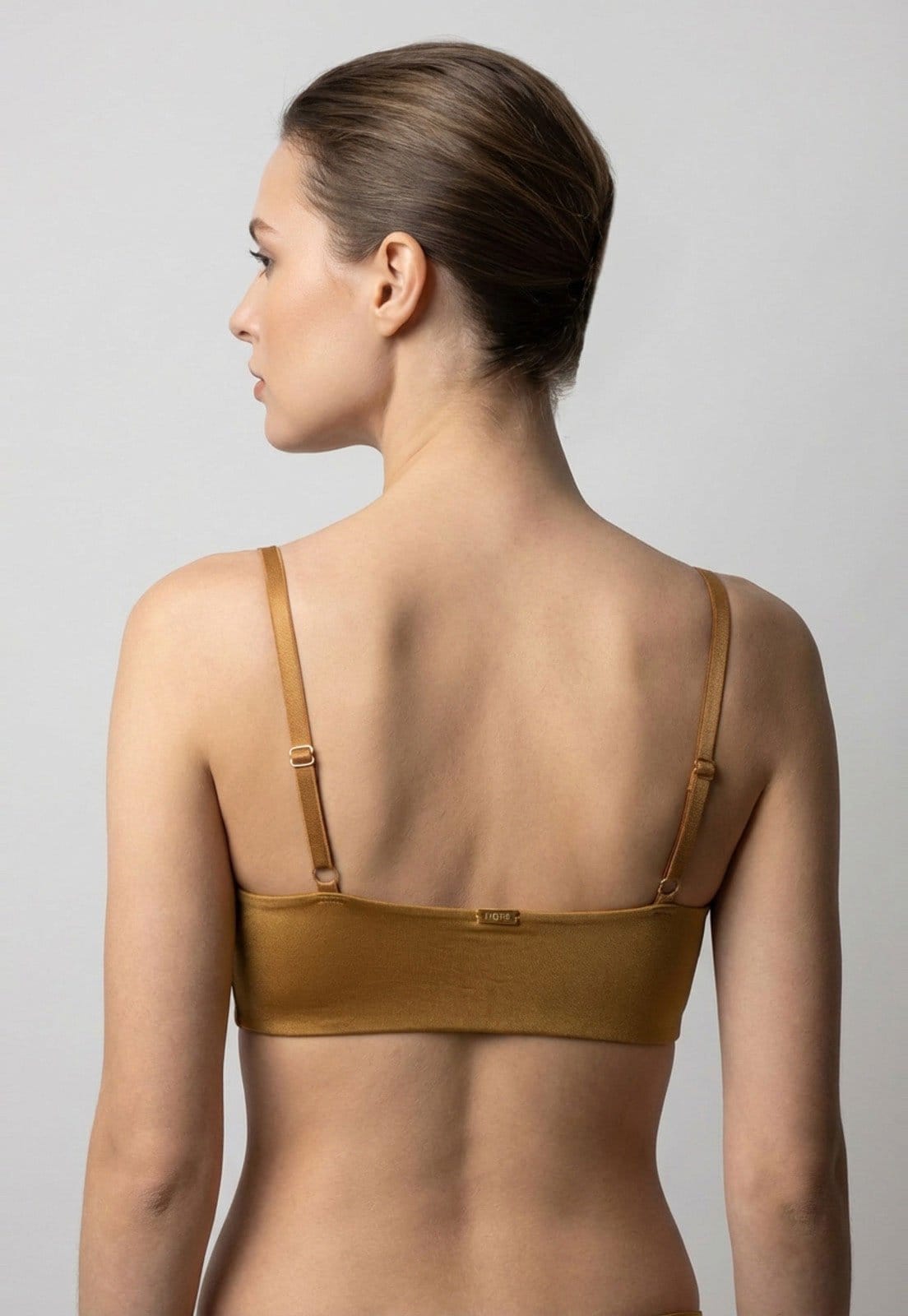 Vista 2 Top Feminino Hope Bojo Removível Microfibra Ace Hope dourado