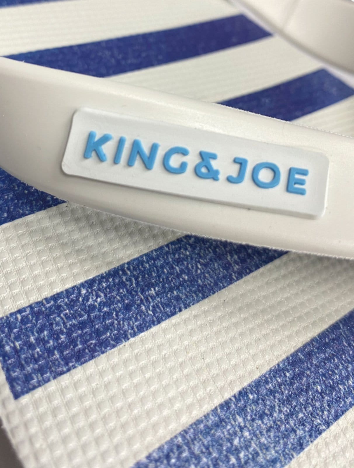 Vista 2 Chinelo King & Joe Masculino Listras CH19014 King E Joe branco