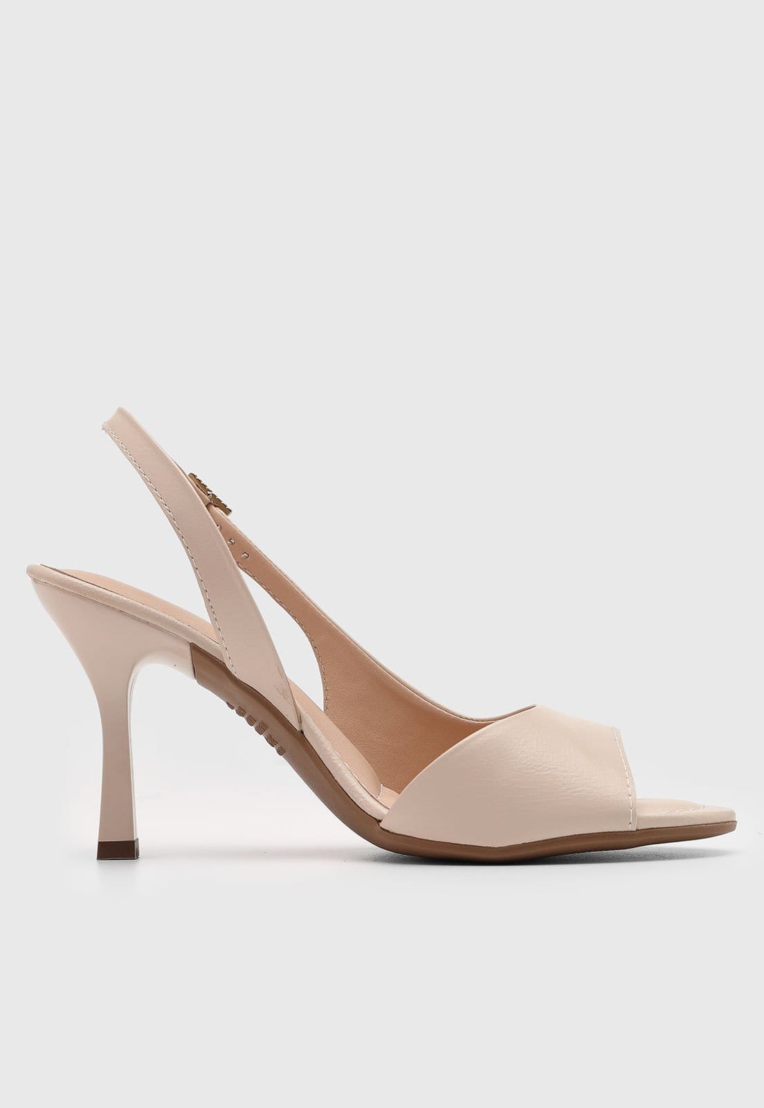 Vista 2 Sandália Feminina Dakota Salto Fino Off-white Dakota off-white white