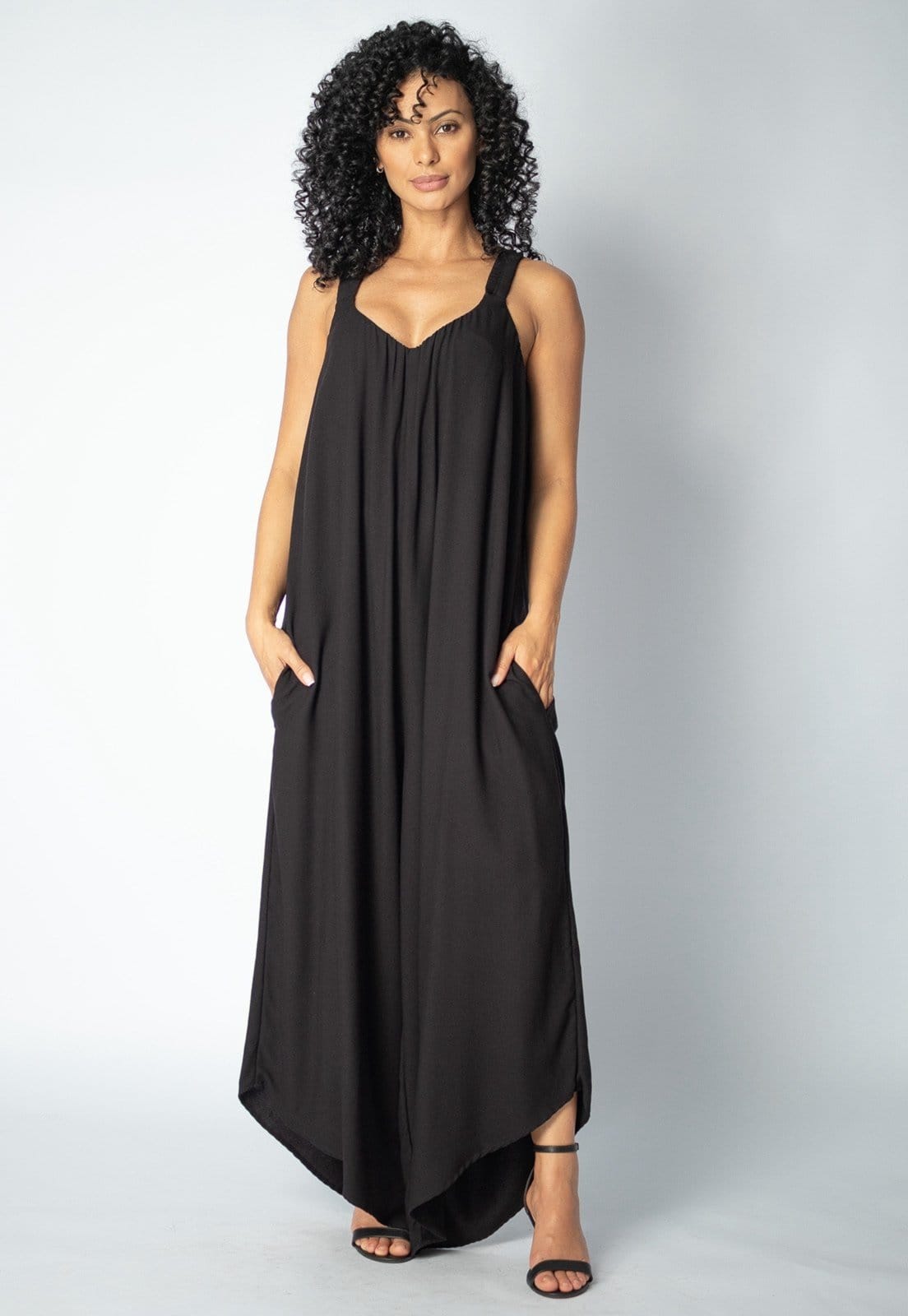 Macacão Saruel Guri Viscose Amazonia Vital Alça com Elástico