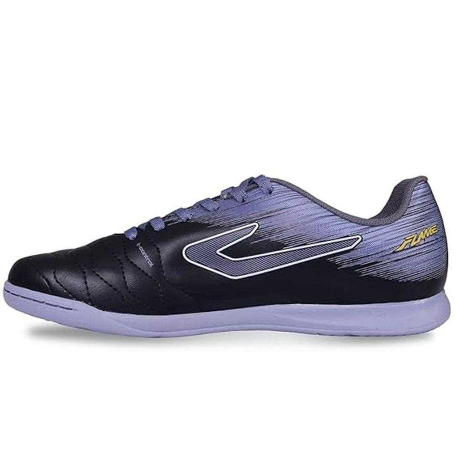 Vista 2 Chuteira Futsal Topper Top Flame Topper preto