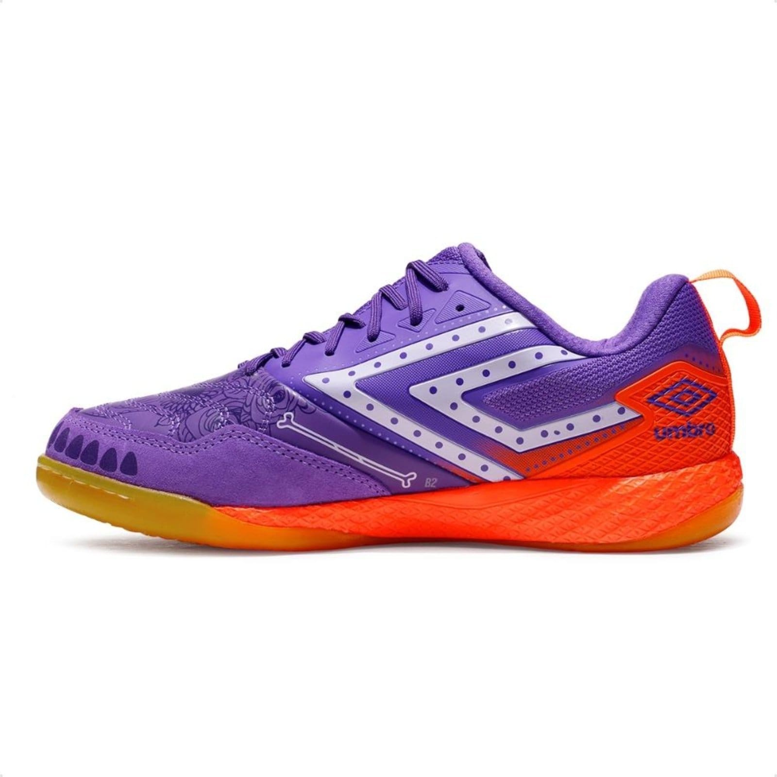 Vista 2 Chuteira Futsal Umbro Pro 5 Bump Dlm Masculina Umbro roxo