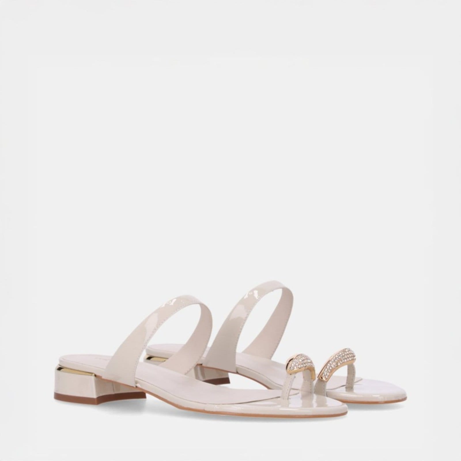 Chinelo Couro Luz da Lua - 80910012 Luz Da Lua Off-white - 2