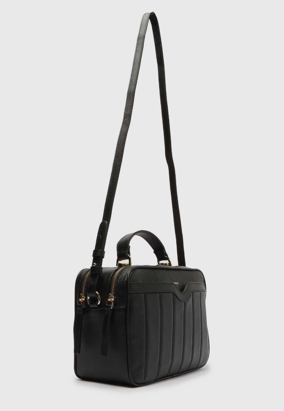 Vista 2 Bolsa Feminina Arezzo Alça Dupla Preta Arezzo preto