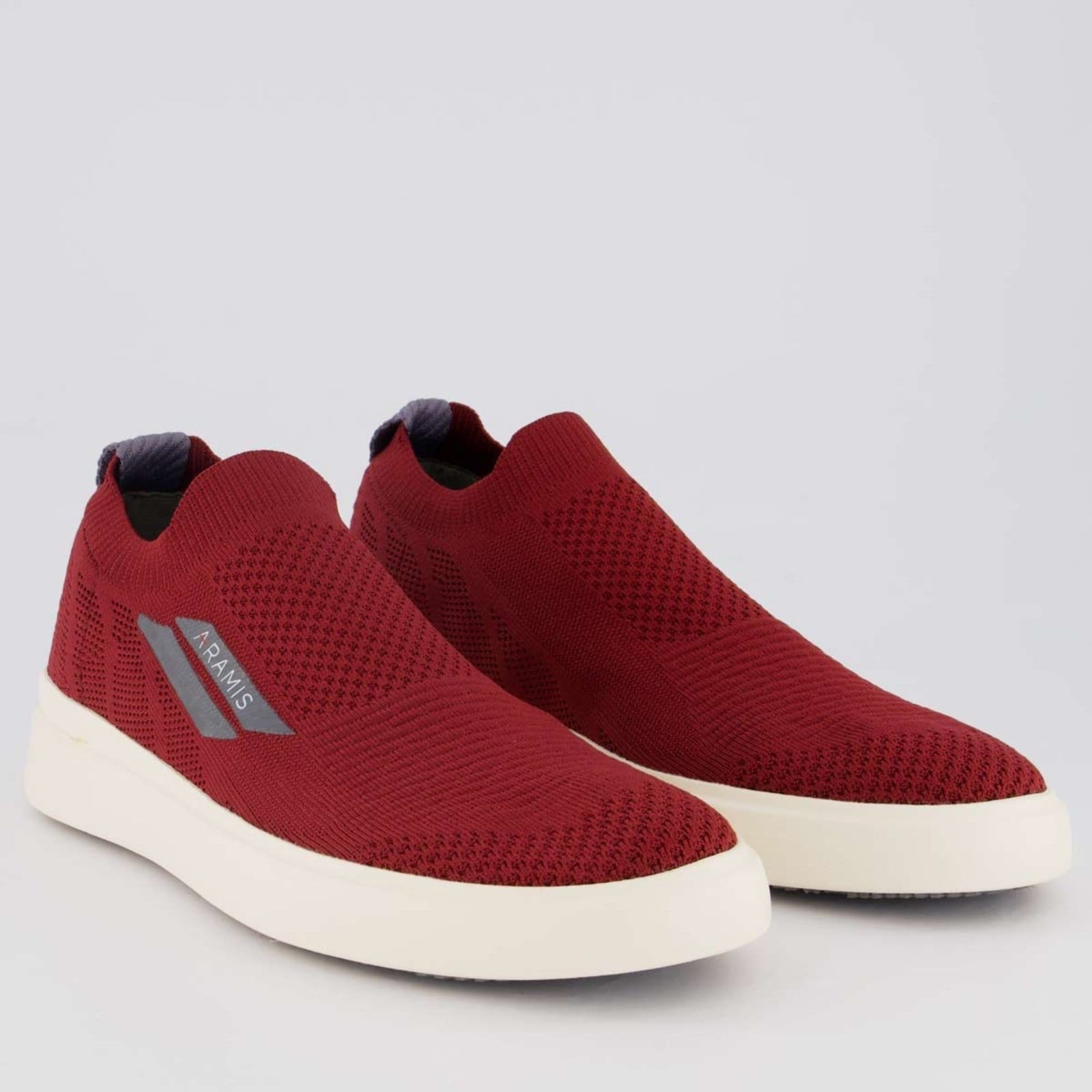Vista 2 Tênis Aramis Journey Knit Vinho Aramis vermelho