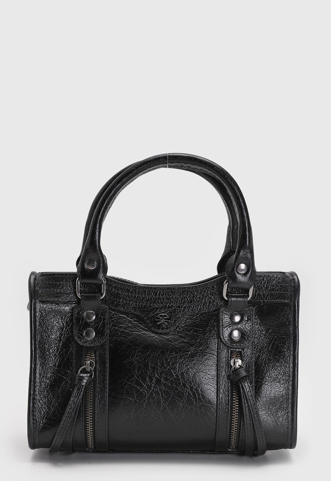 Vista principal Bolsa Luiza Barcelos Tiracolo Preta Luiza Barcelos preto