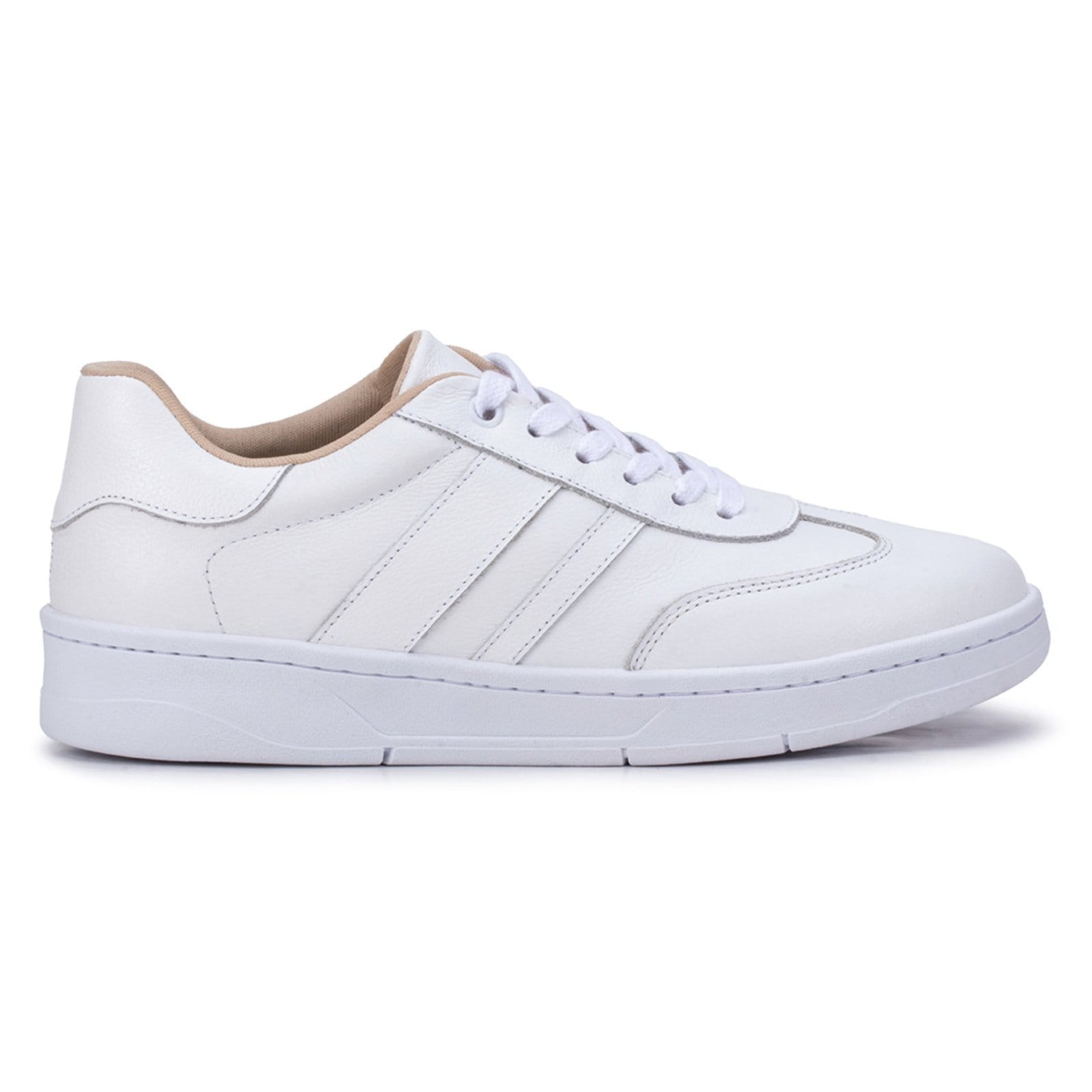 Tênis Feminino Bella Nina Couro Casual Confortável Moderno Caminhada