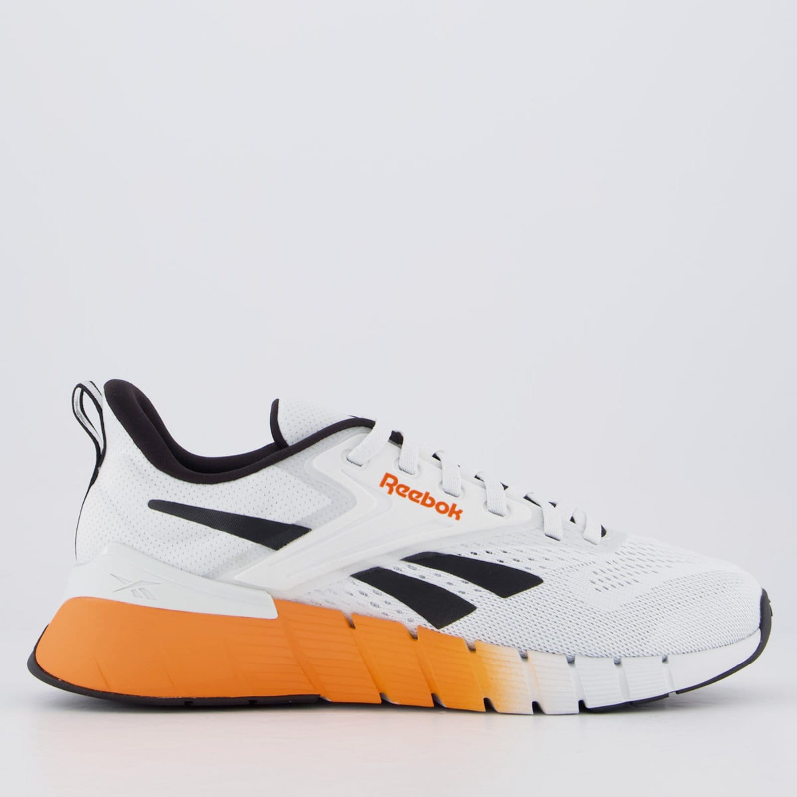 Vista principal Tênis Reebok Nano Gym e Laranja Reebok preto