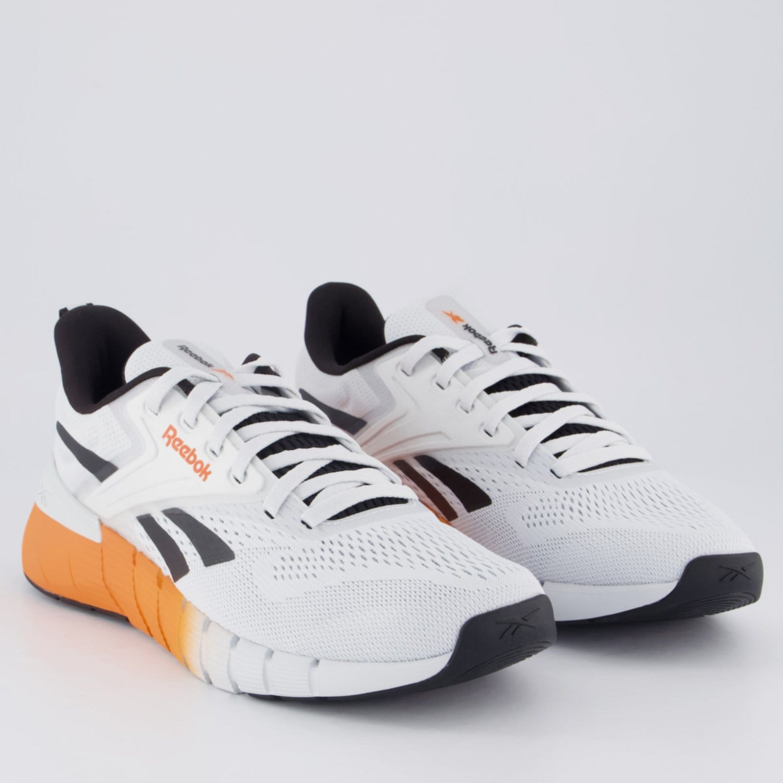 Vista 2 Tênis Reebok Nano Gym e Laranja Reebok preto