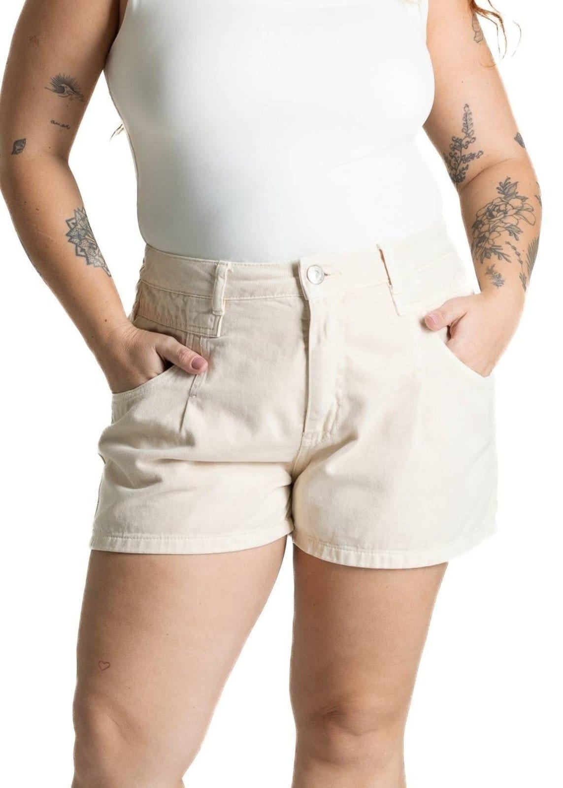 Shorts Sarja Sawary Plus Size - 281460