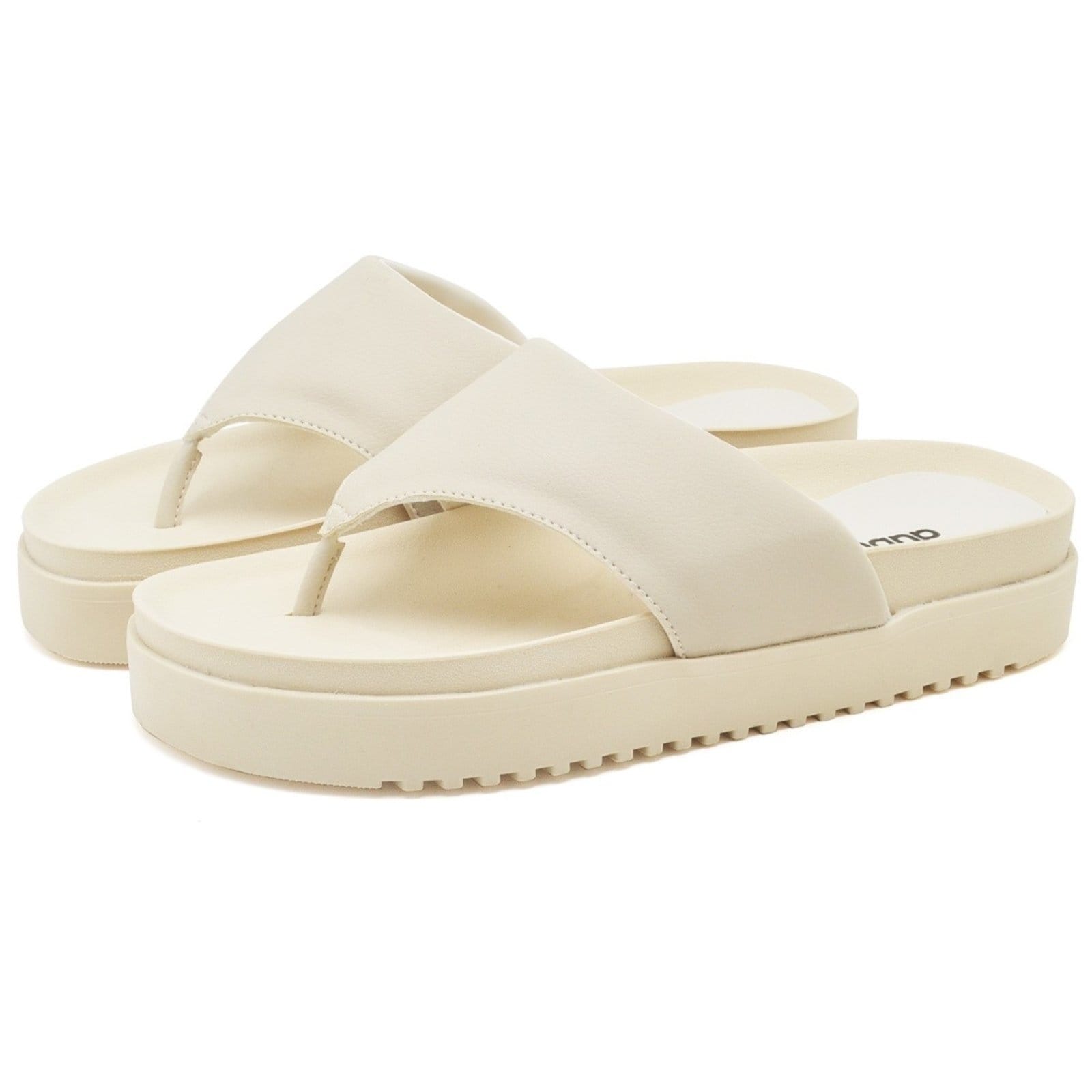 Vista principal Sandália Feminina Papete DUBUY 2045FG Off-White DUBUY off-white white