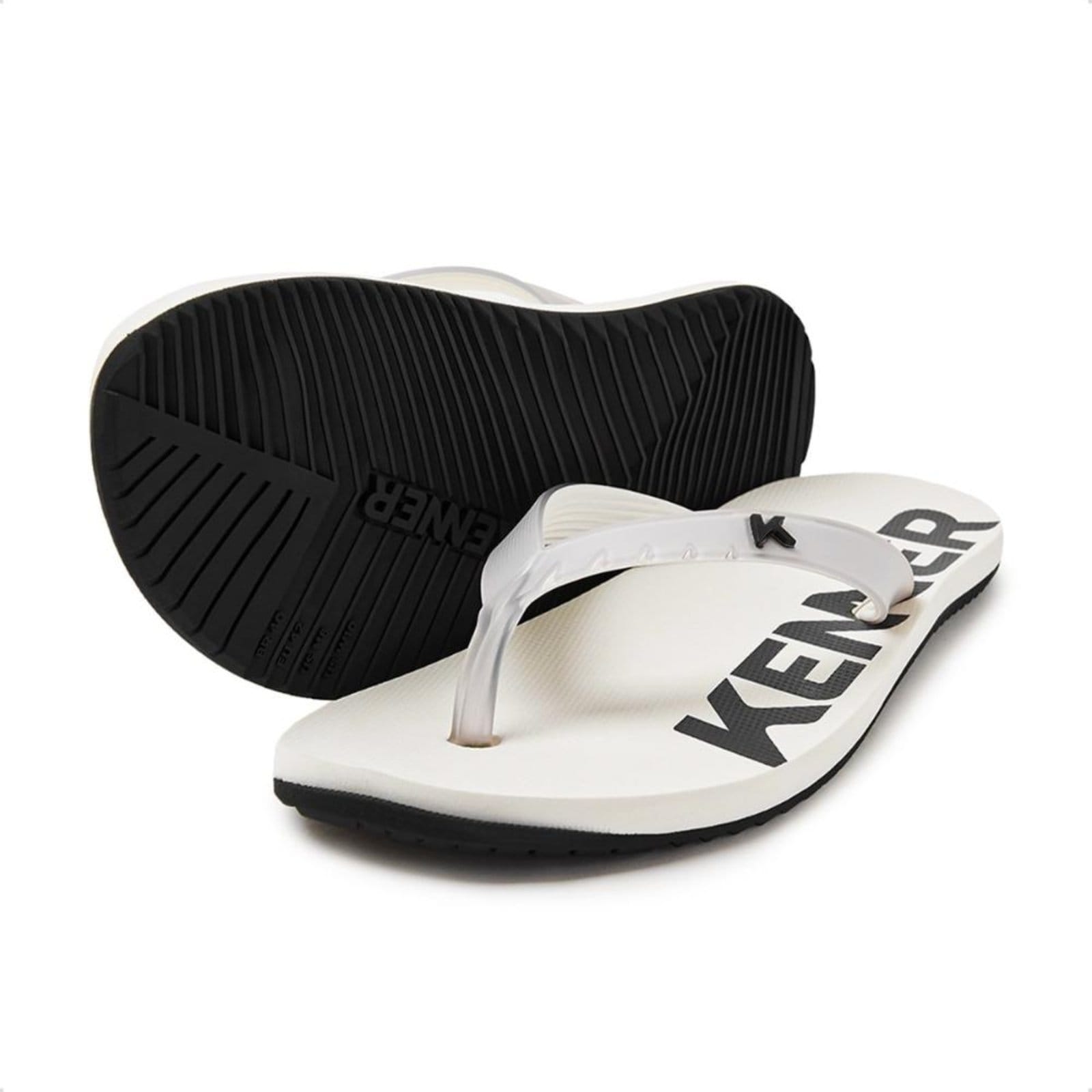 Vista 2 Sandália Kenner Red Neutral Branco Kenner branco red