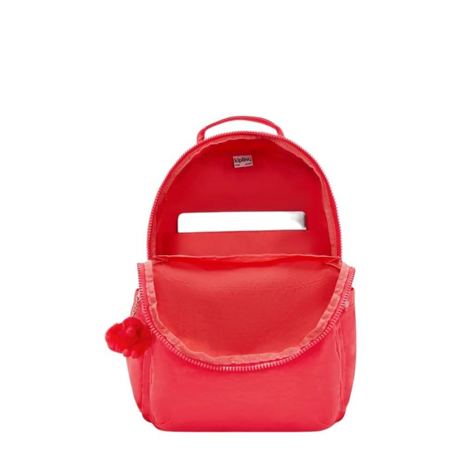 Vista 2 Mochila Kipling Seoul Escape Red Feminino Vermelho Kipling vermelho red