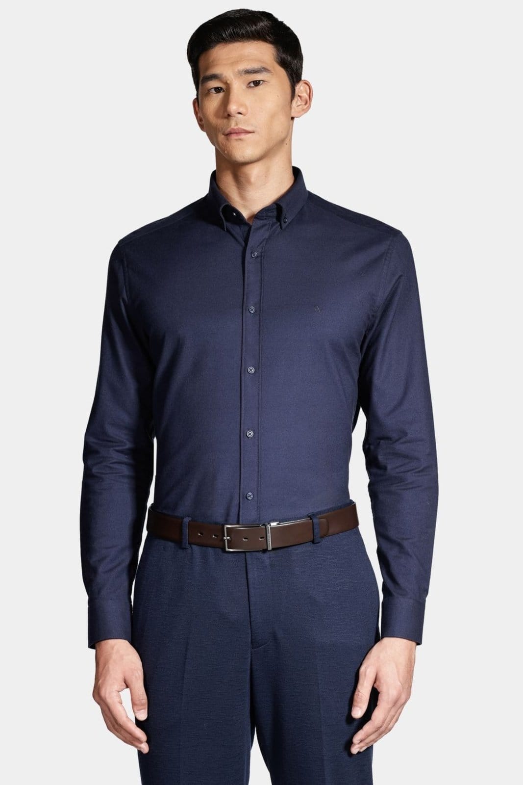 Cinto Aramis Couro duplaface Marrom e - 2