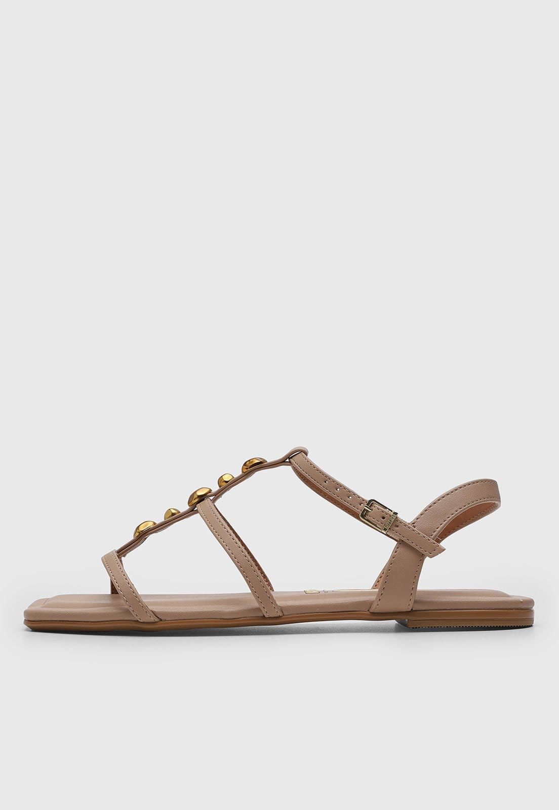 Rasteira Feminina Vizzano Detalhe Metalizado