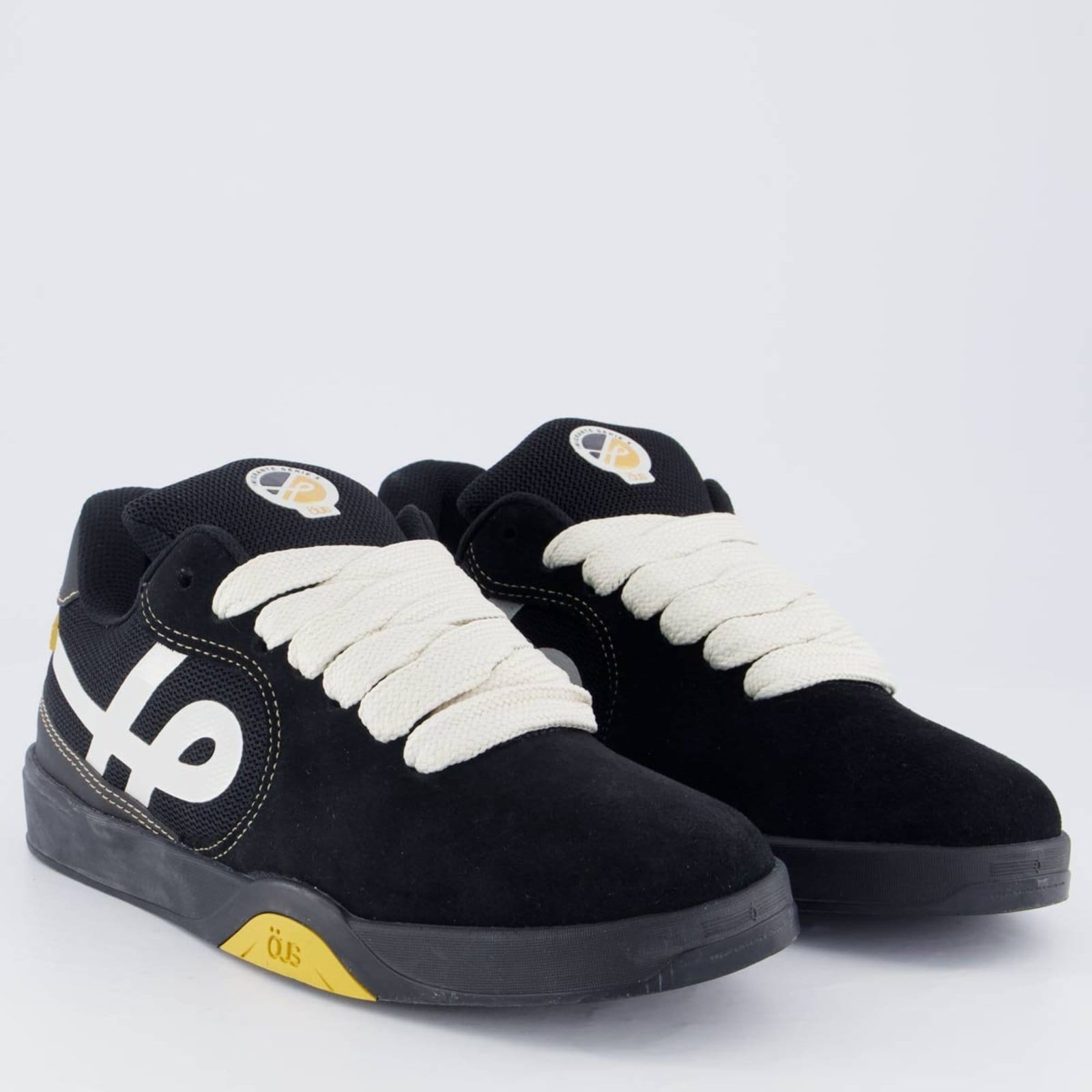 Vista 2 Tênis OUS Essencial Imigrante Serie X Dijon ÖUS preto