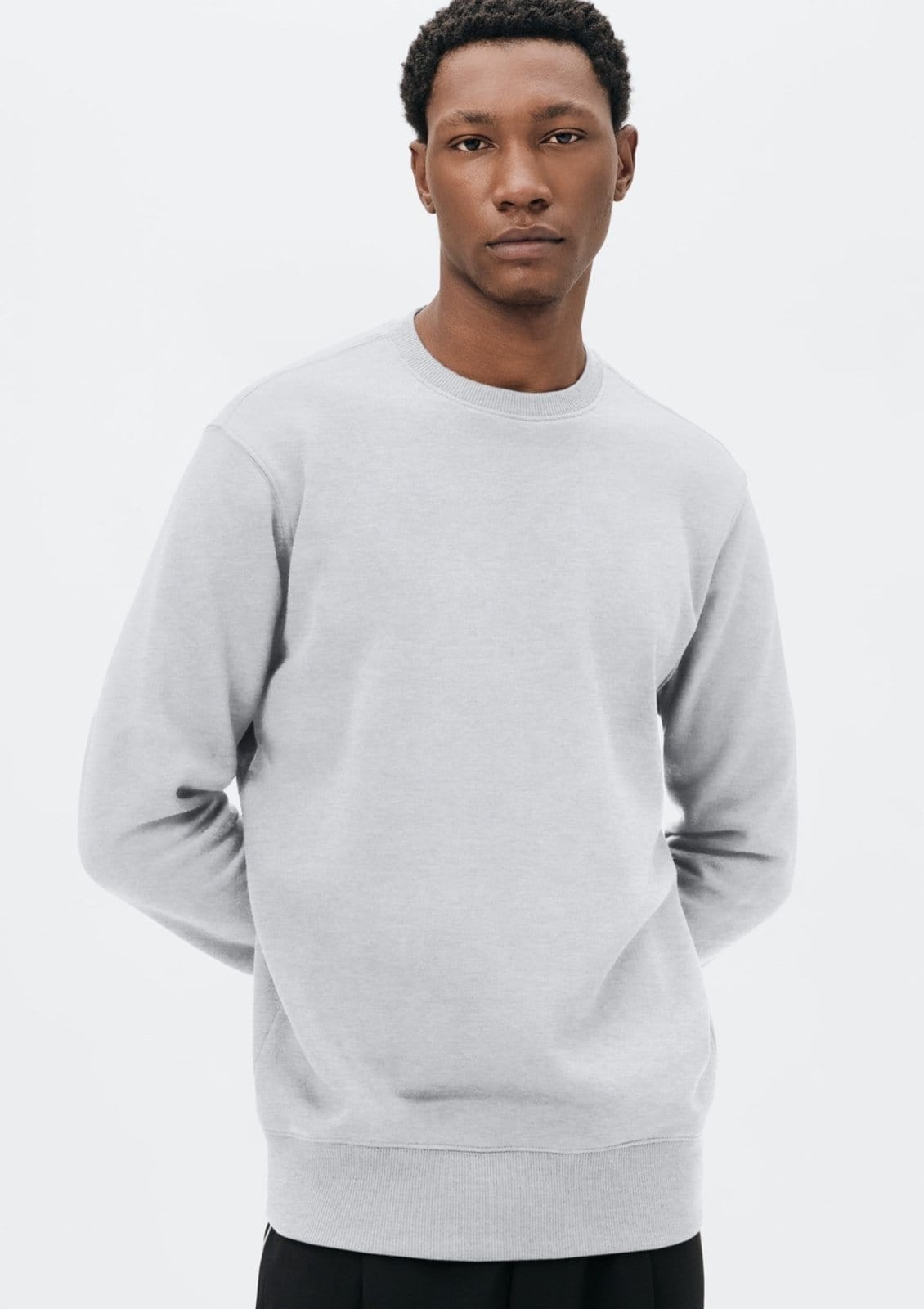 Blusão Básico Masculino Comfort Em Moletom Peluciado