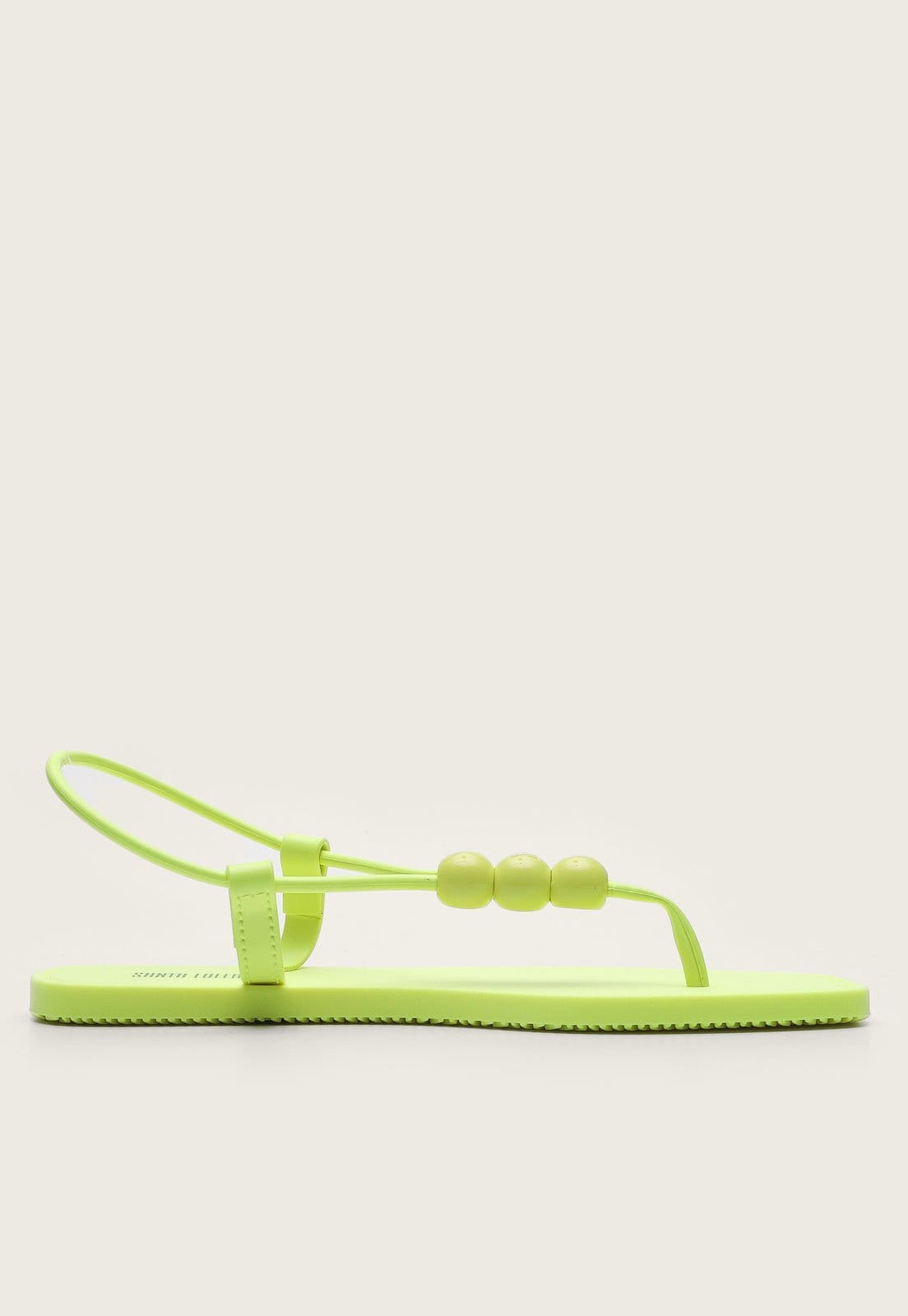 Vista 2 Rasteira Santa Lolla Tiras Santa Lolla verde