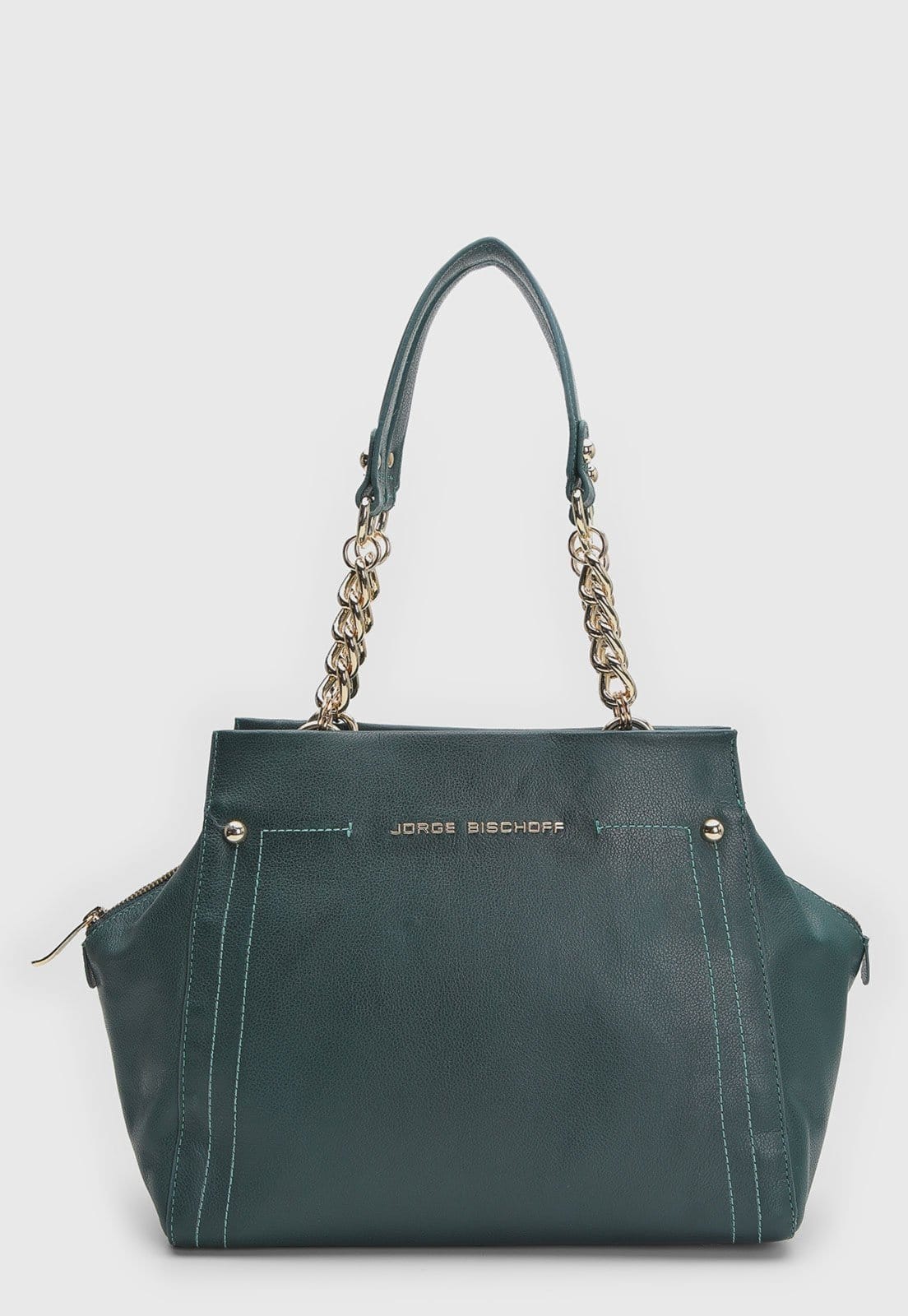 Vista 2 Bolsa Feminina Jorge Bischoff Corrente Jorge Bischoff verde