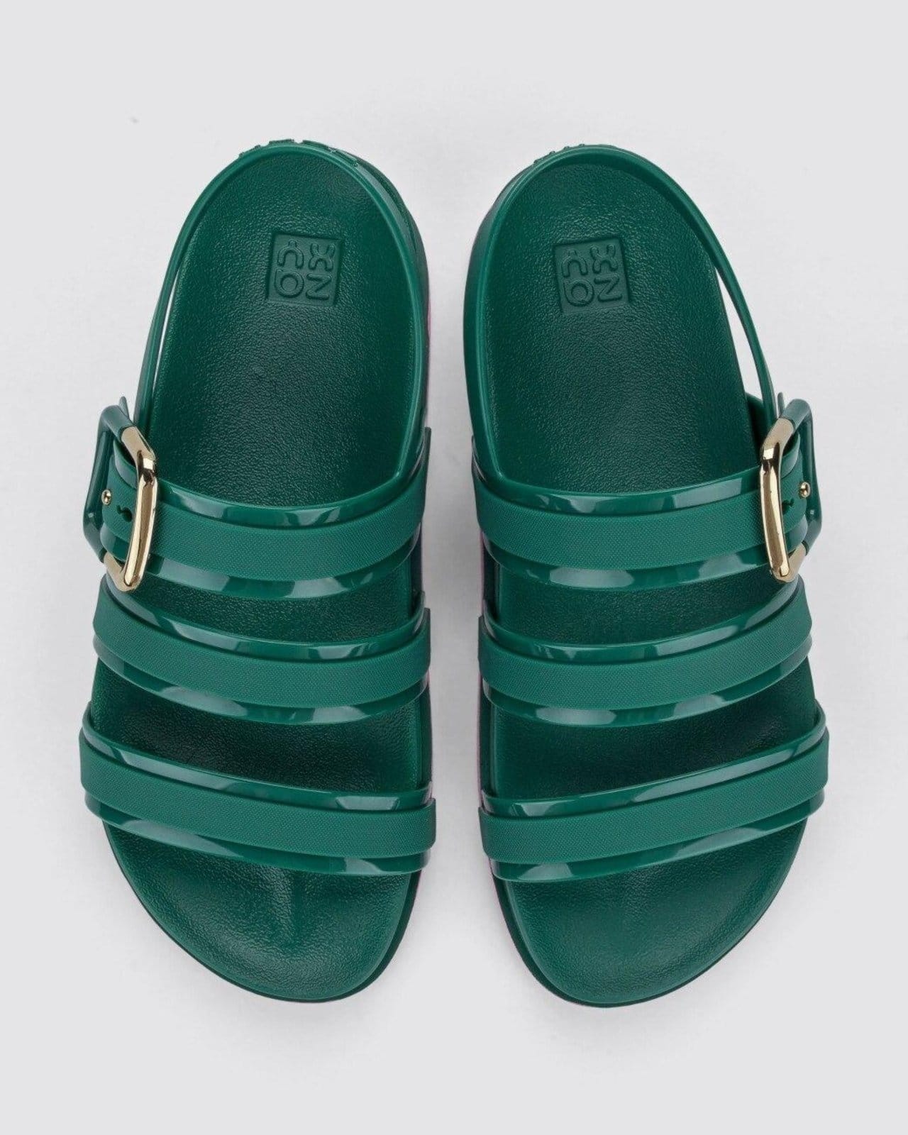 Vista principal Sandália Feminina Zaxy Belt Zaxy verde
