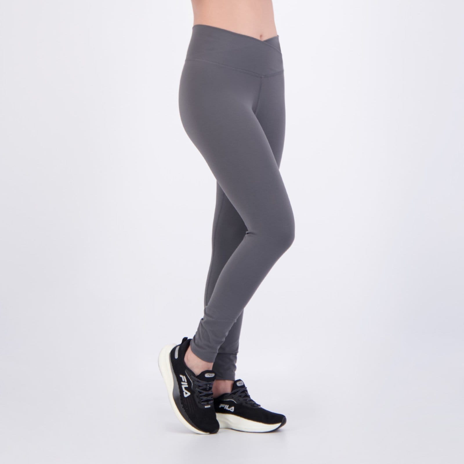 Vista principal Calça Legging Fila Touch Gym Feminina Fila cinza
