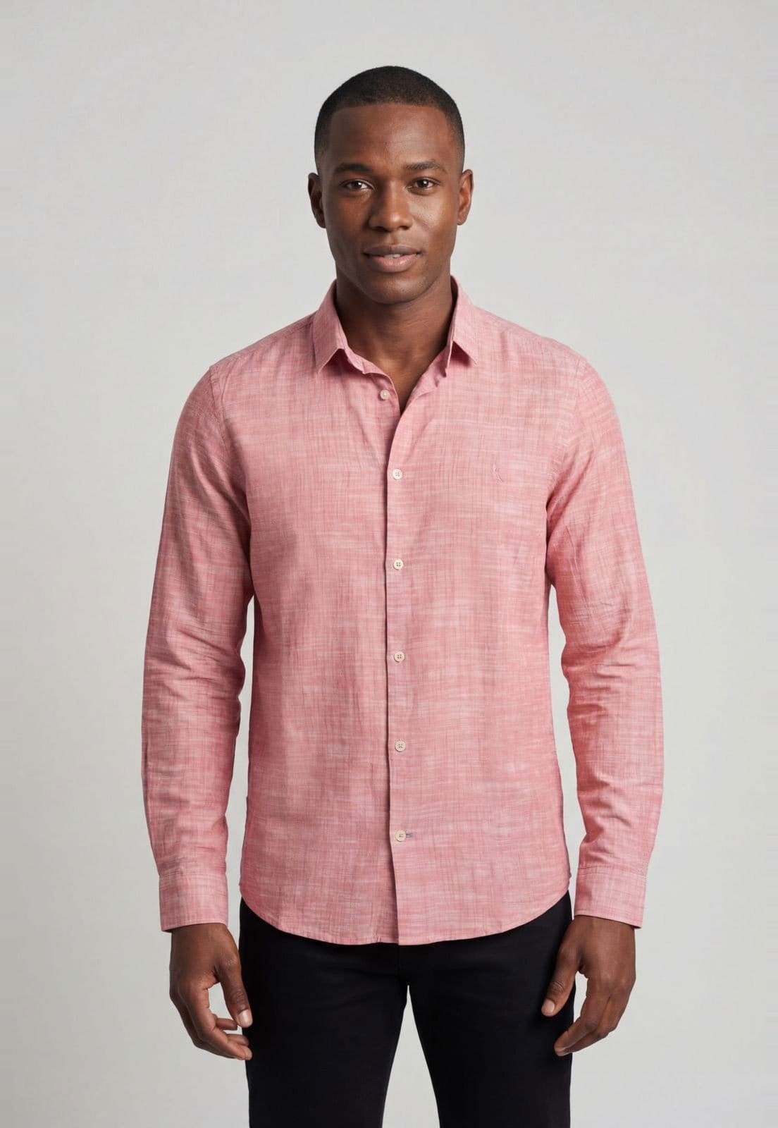 Vista principal Camisa Masculina Reserva Nova Paraty Reserva azul marinho