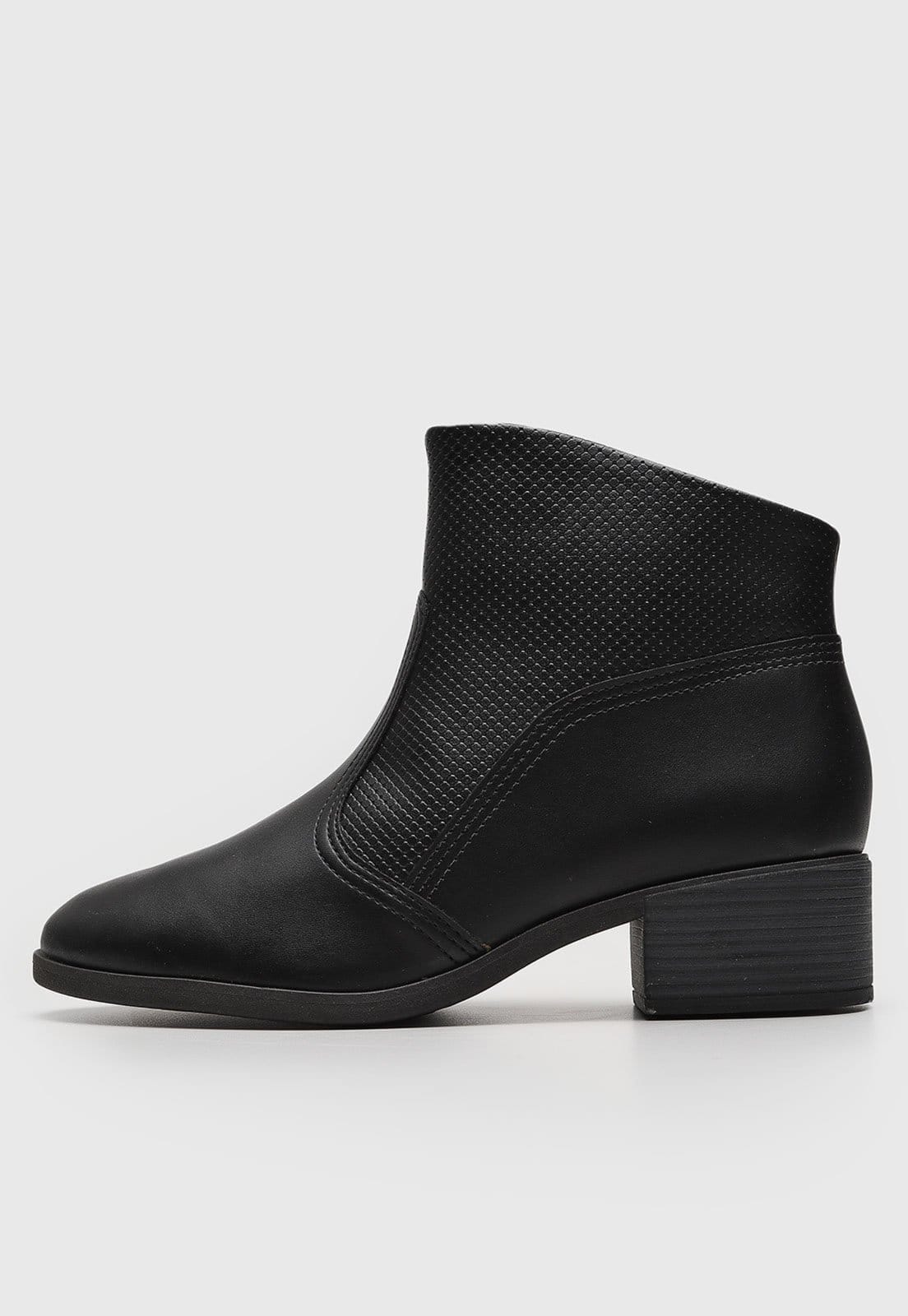 Vista principal Bota Beira Rio Lezard Preta BEIRA RIO preto