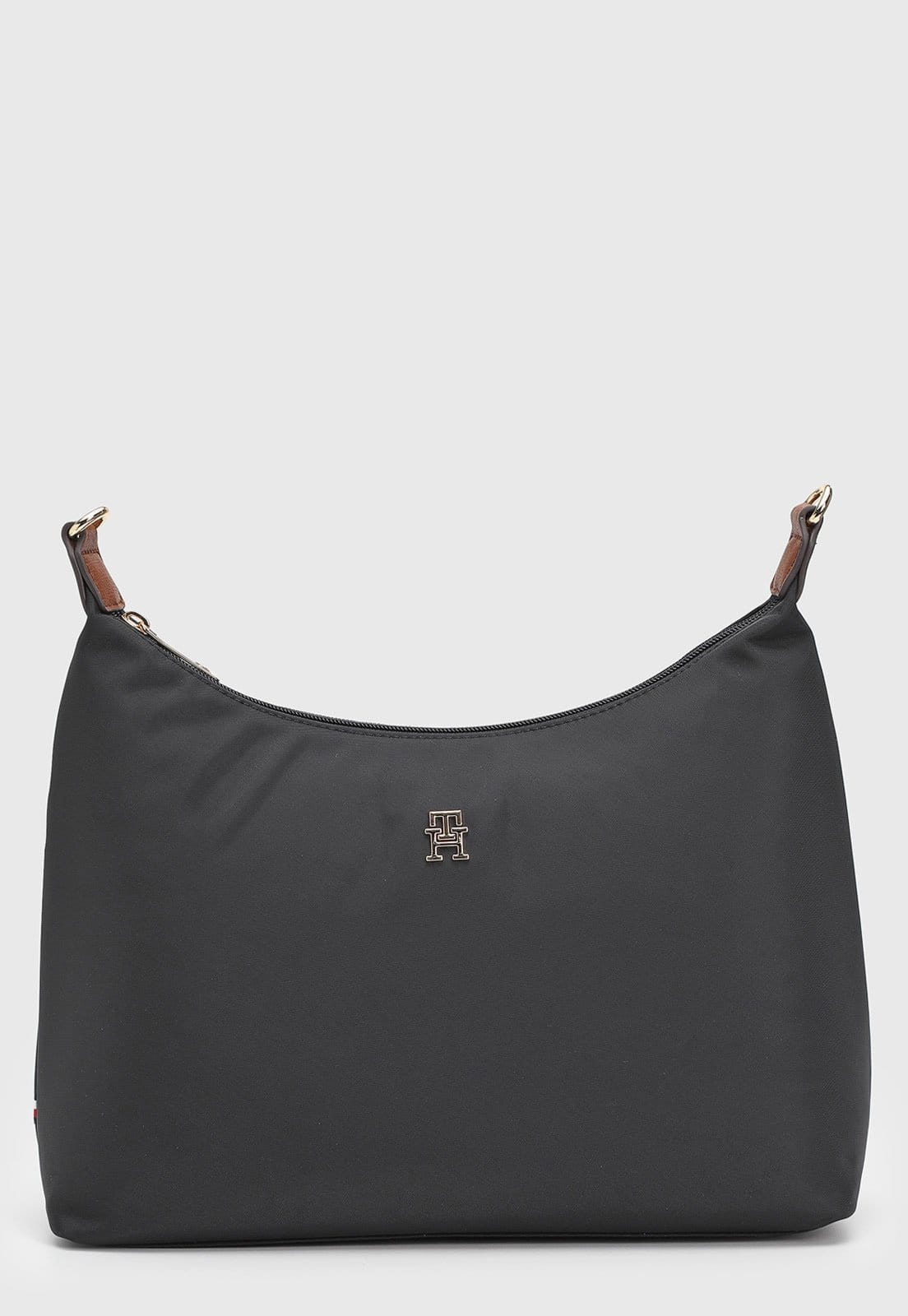 Bolsa Feminina Tommy Hilfiger Média Monograma Preta