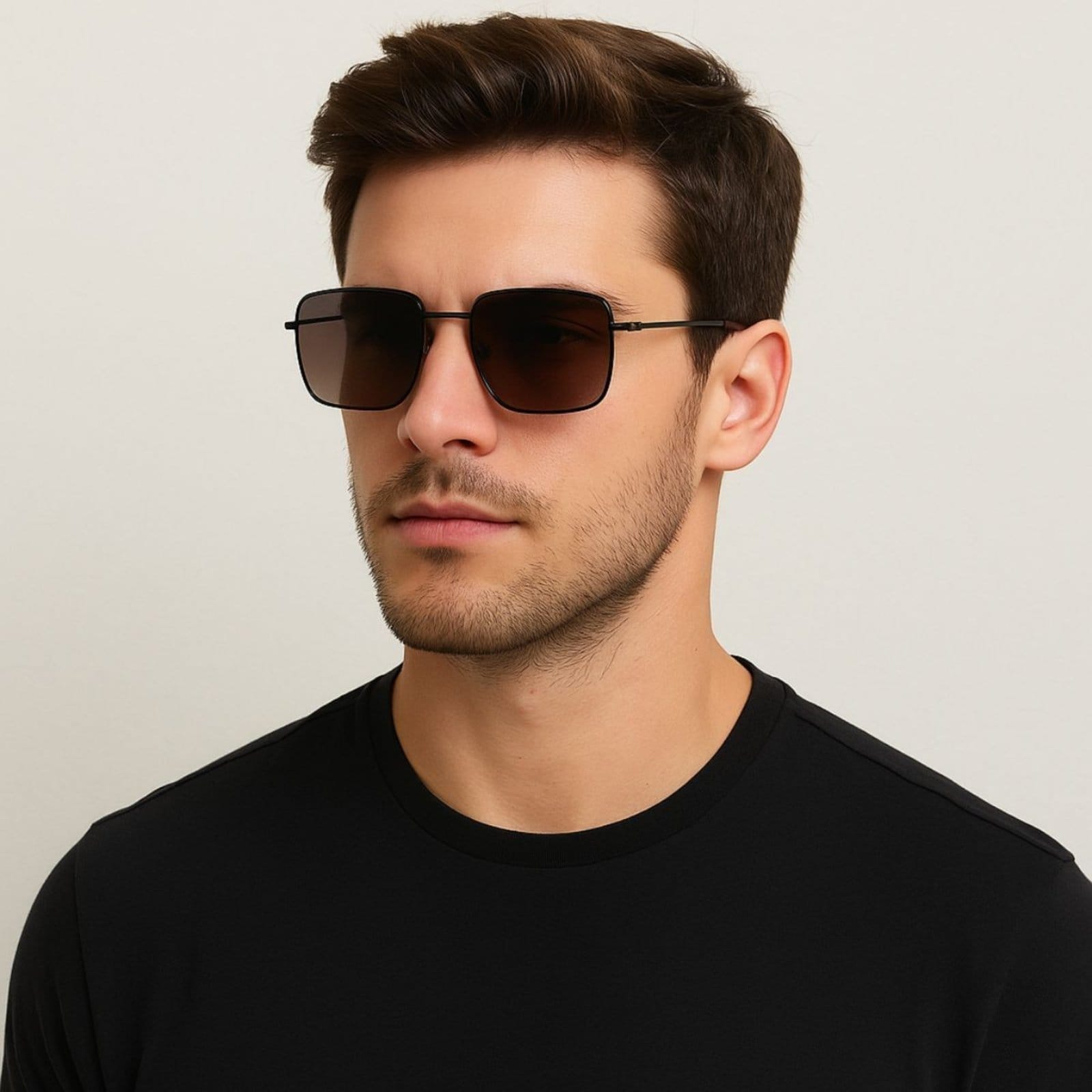 Óculos de Sol Quadrado Polarizado Premium