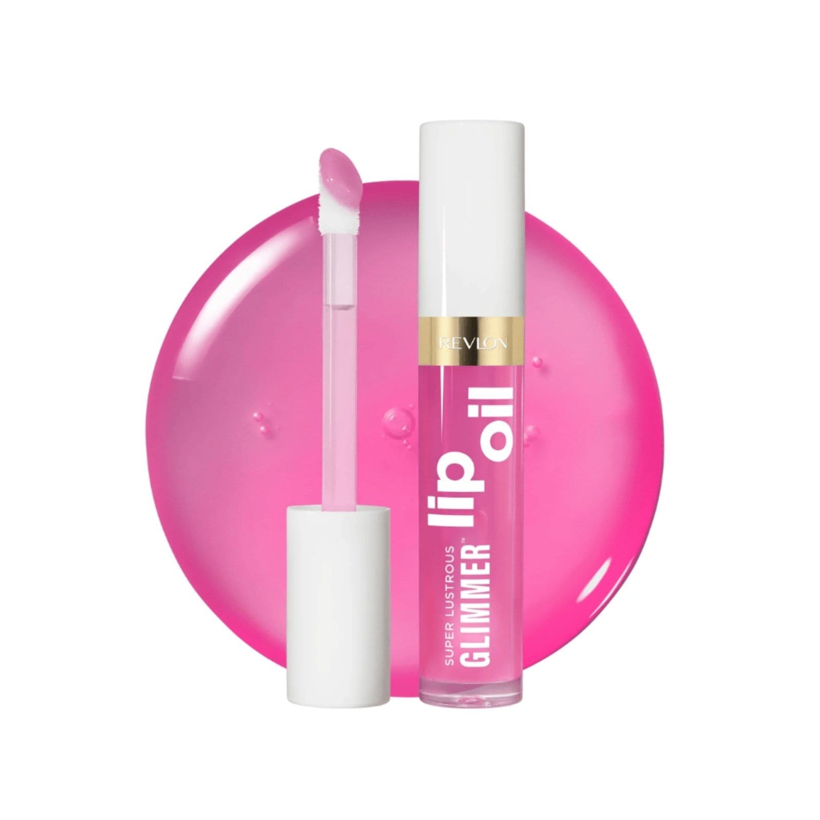 Vista 2 Revlon Super Lustrous Glimme Lip Oil Gone Rose Revlon rosa rose