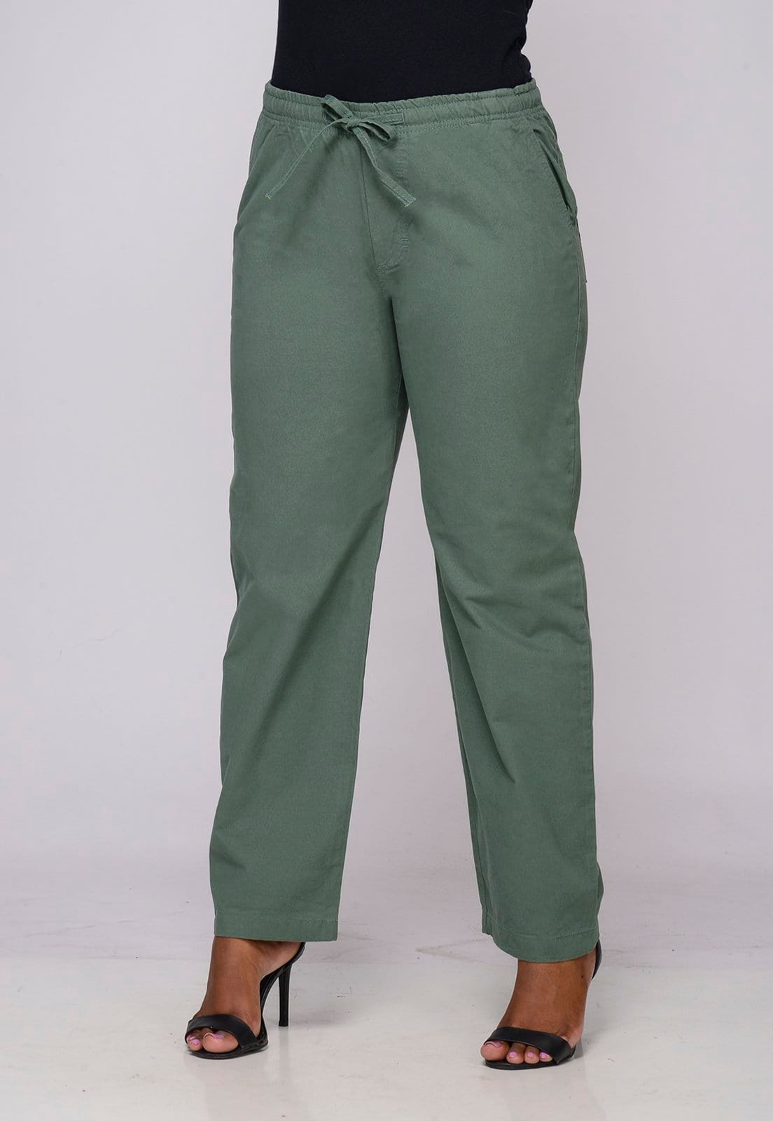 Calça Sarja Pantacourt Feminina Cós Elastico 7928