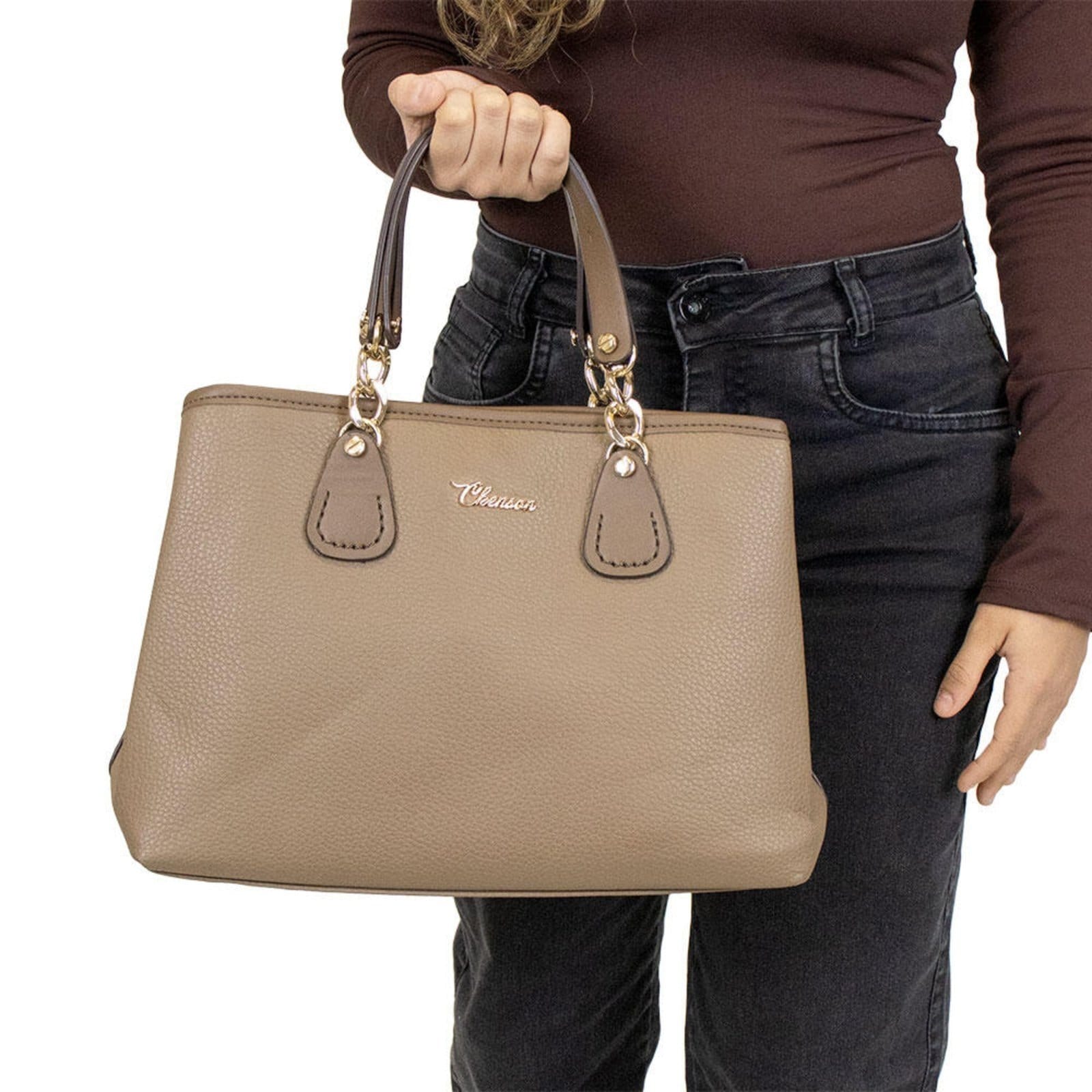 Vista 2 Bolsa Feminina Chenson Cg85016 1825016 Chenson preto