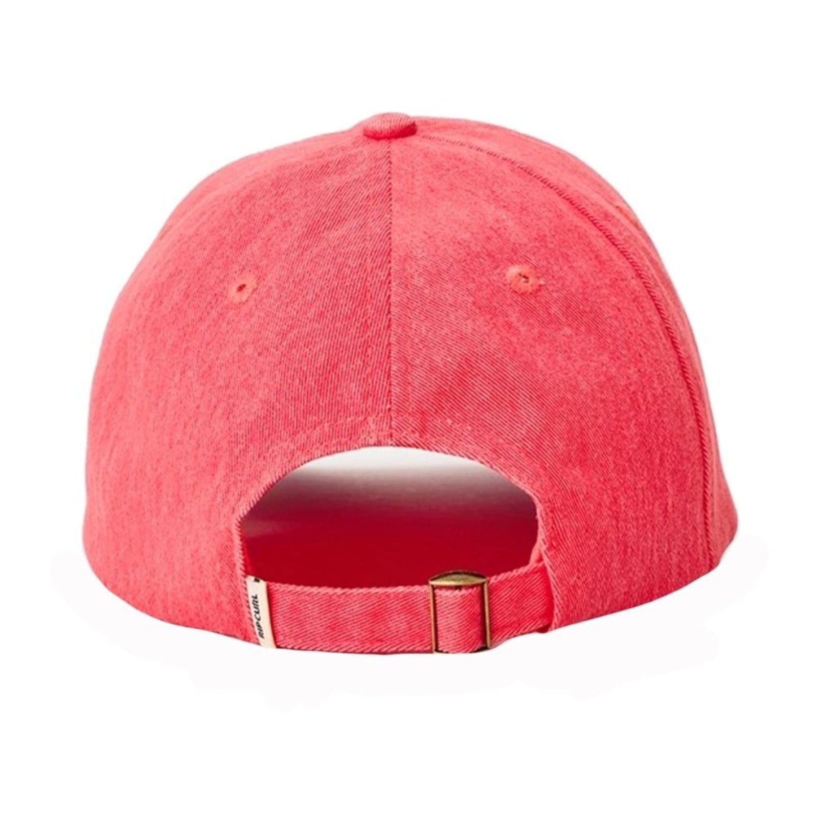 Vista 2 Boné Rip Curl Aba Curva Mixed Pigment SM26 Watermelon Rip Curl vermelho