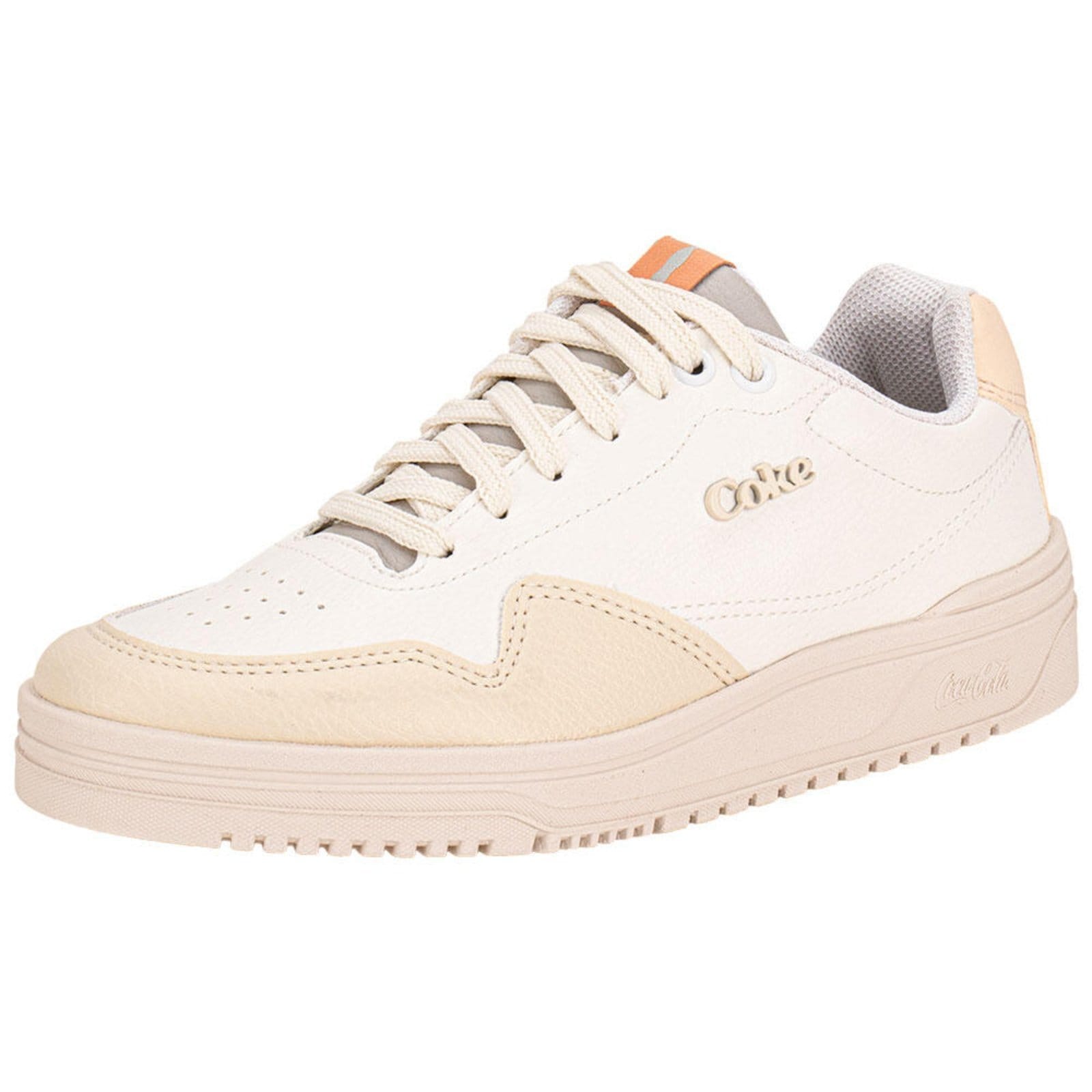 Vista principal Tênis Feminino Hope Town Coca-Cola Cc2483 5372483 Coca-Cola branco